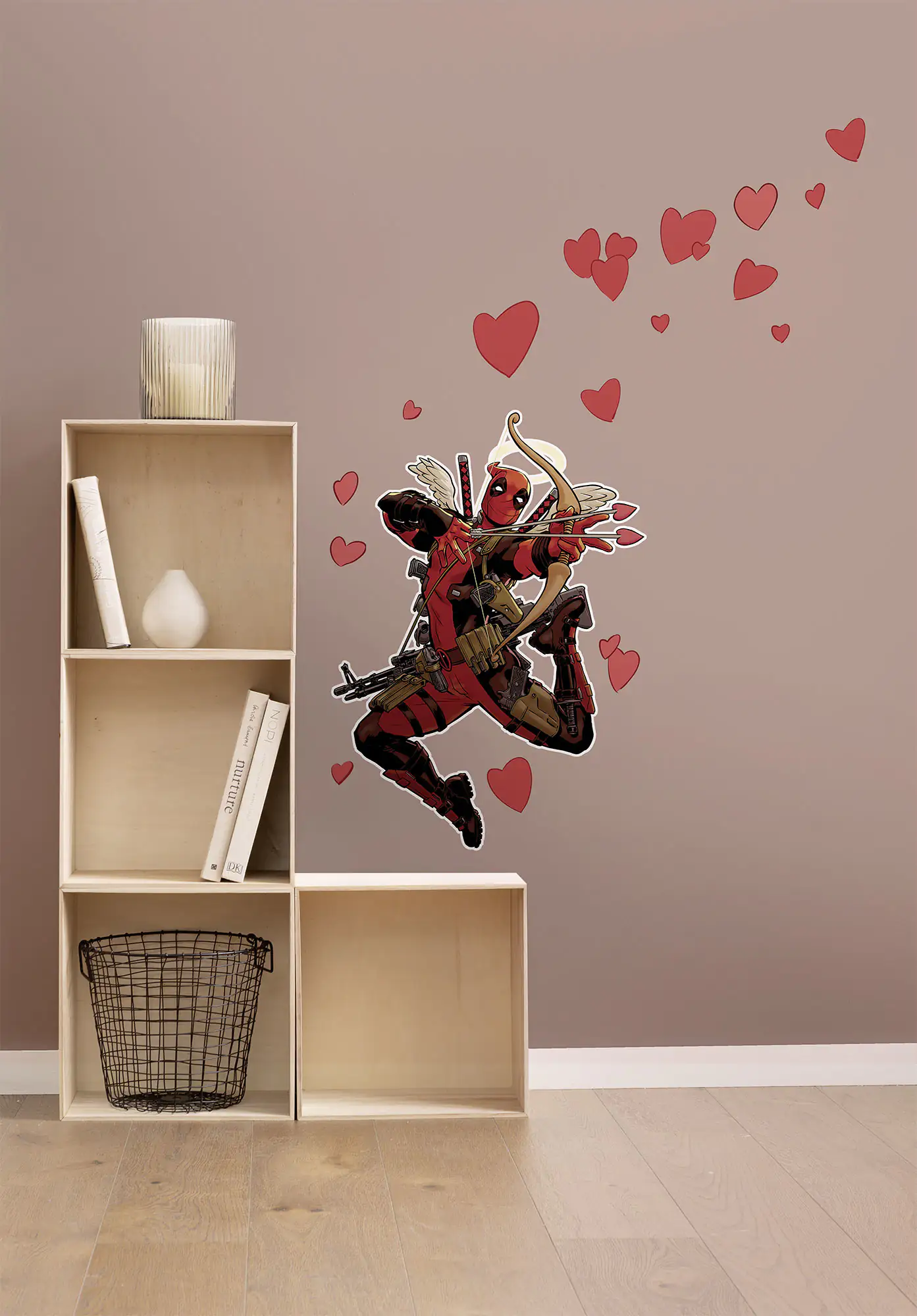Komar Dekosticker Deadpool Lovepool 50 x 70 cm Komar Dekosticker Deadpool Lovepool 50 x 70 cm