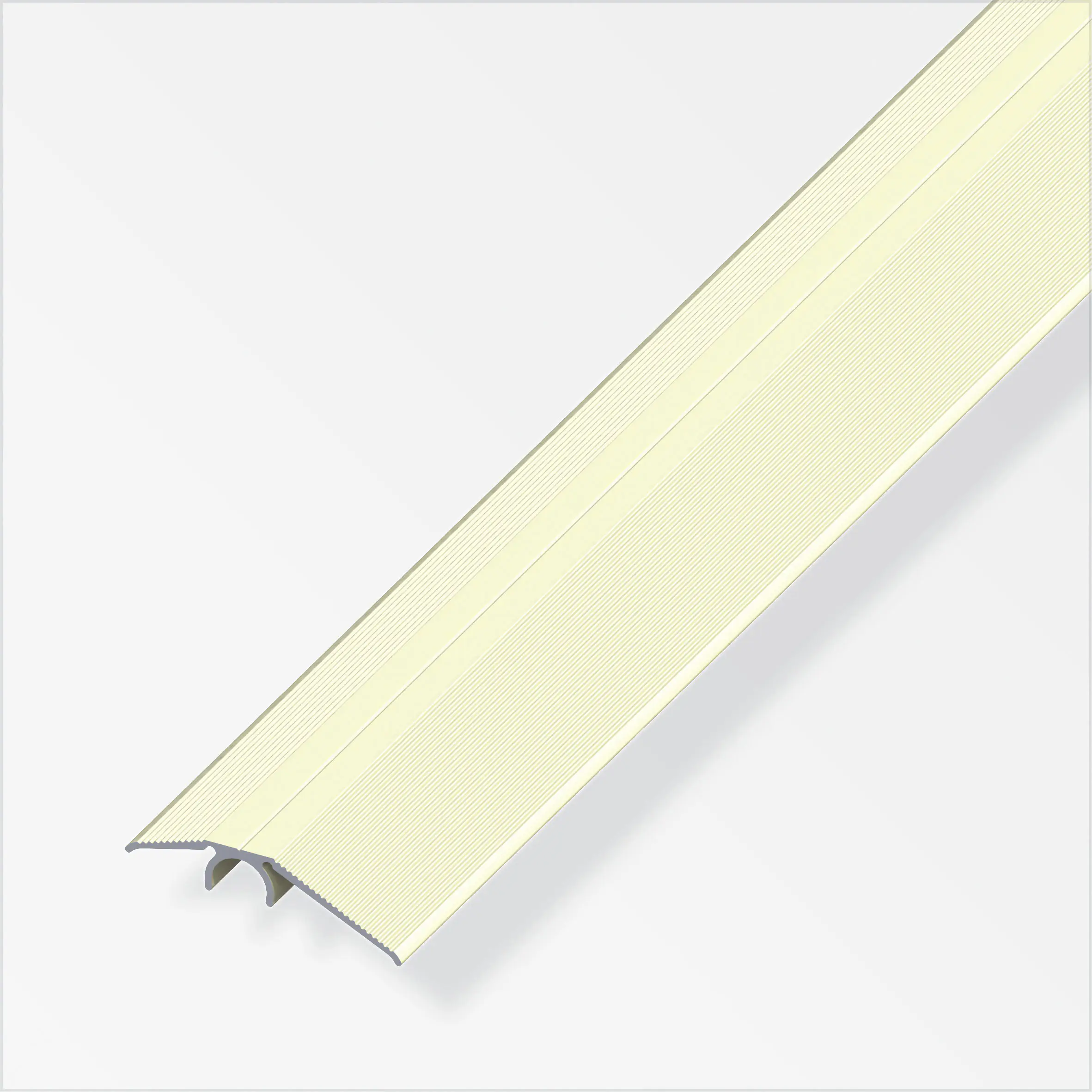 alfer Niveauausgleichs-Profil 1 m, 40 mm Aluminium eloxiert champagner