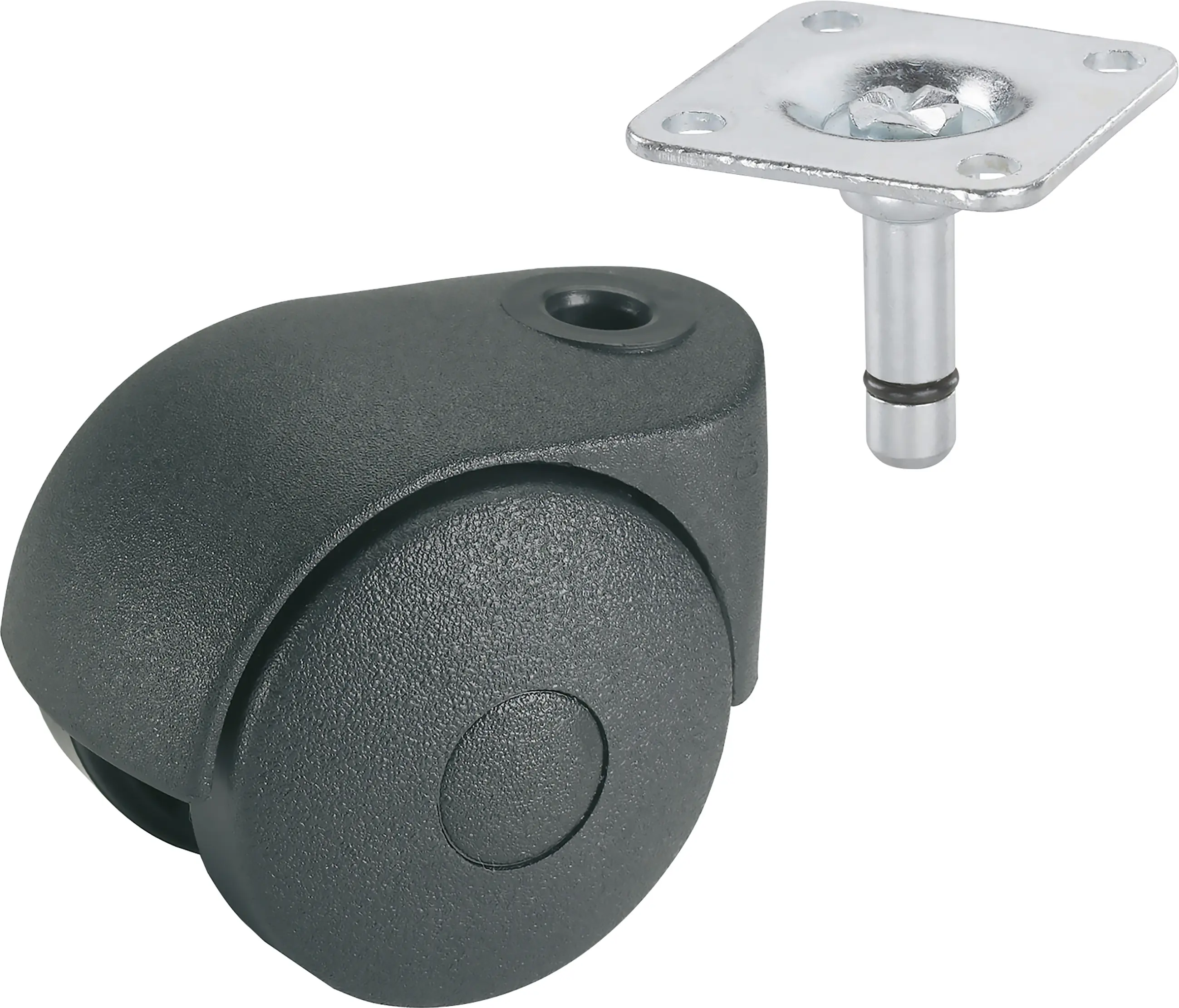 Doppelrolle Ø 35 mm für normale Böden Tragkr. 15 kg