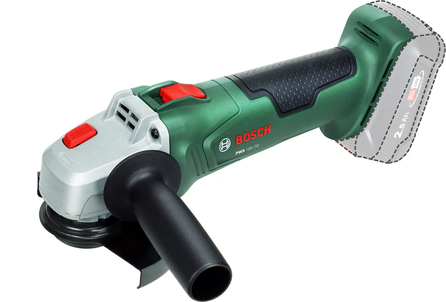 Bosch Akku-Winkelschleifer PWS 18V-70 125 mm Solo Bosch Akku-Winkelschleifer PWS 18V-70 125 mm Solo