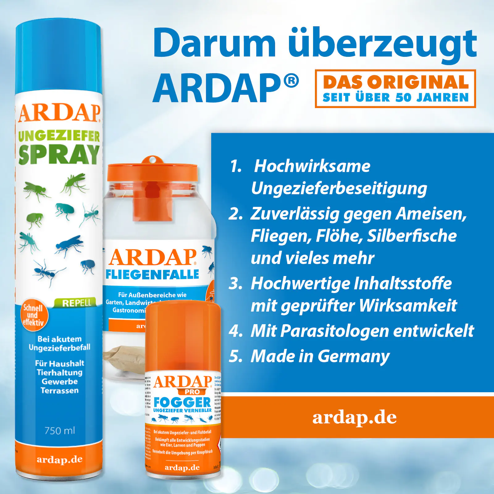 Ardap Repell Flohspray 750 ml