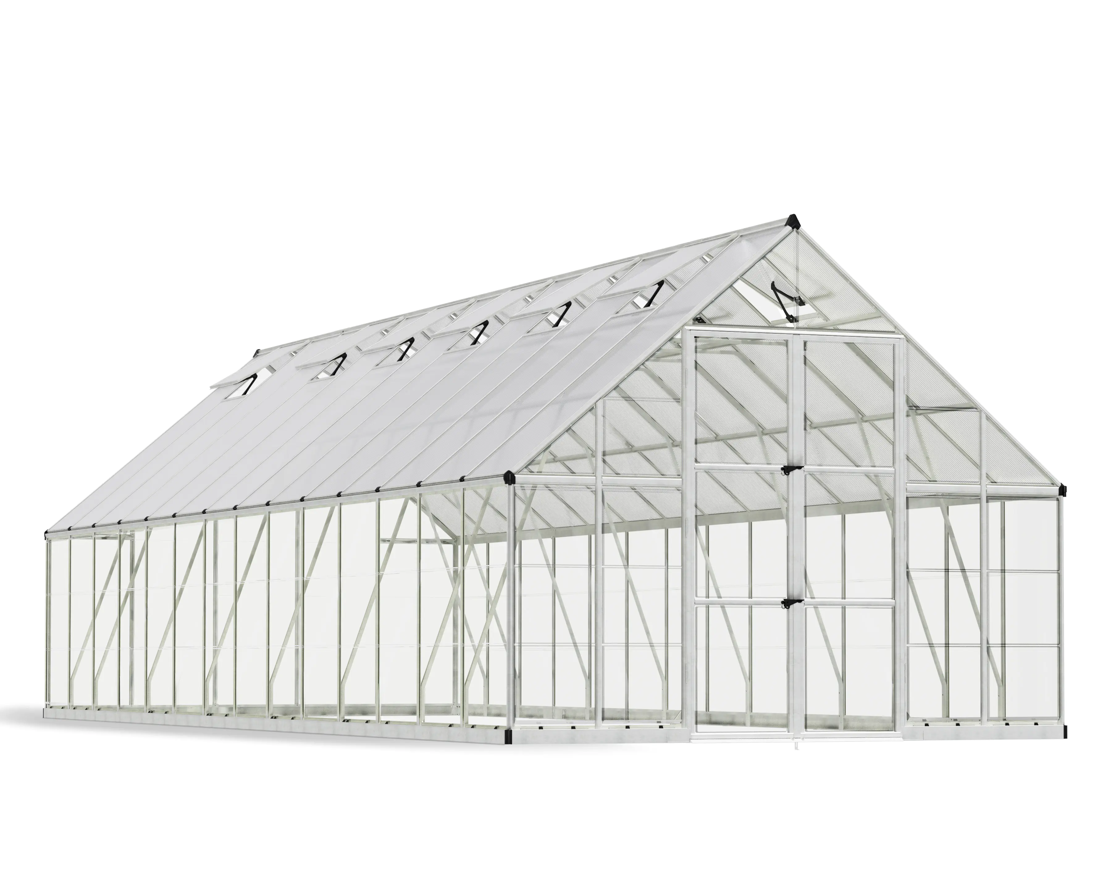 Canopia Gewächshaus Balance Alu silber 844 x 304 cm