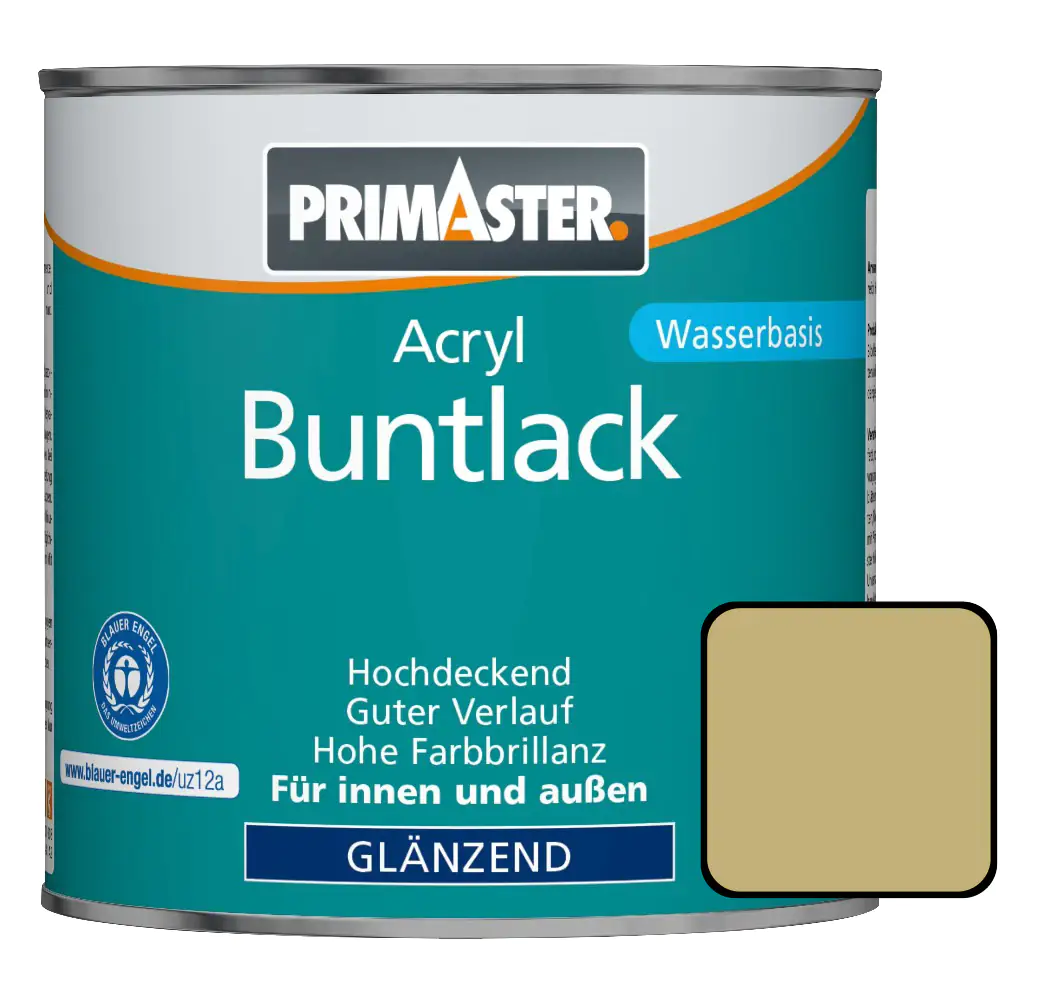 Primaster Acryl Buntlack RAL 1001 750 ml beige glänzend