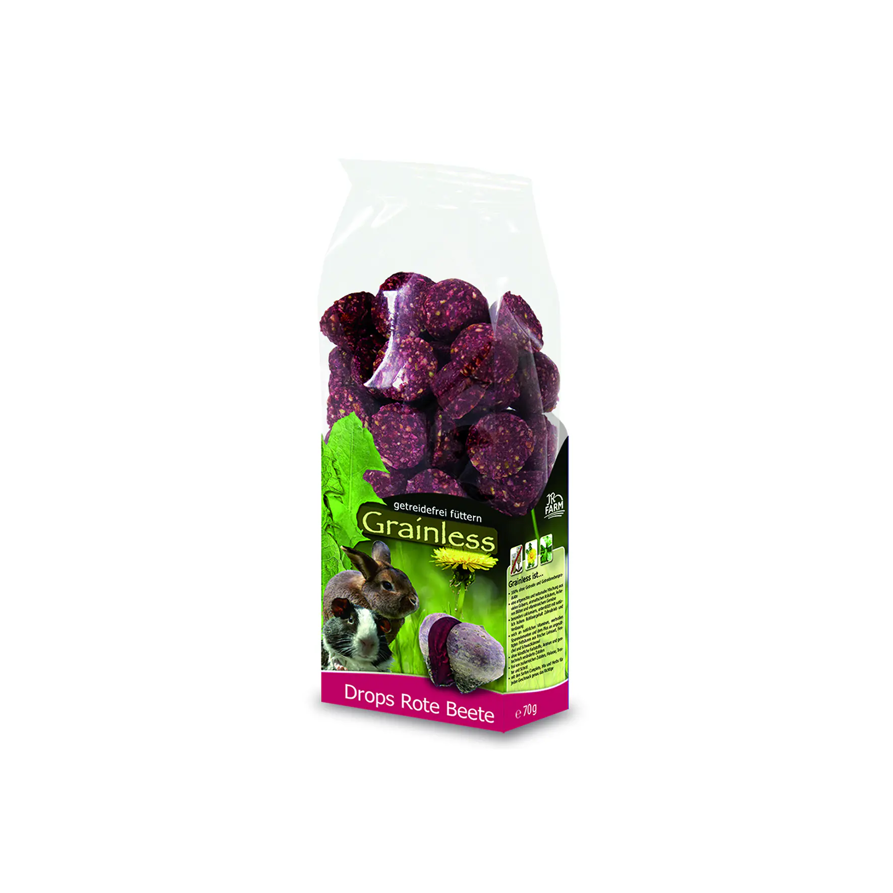 JR Farm Grainless Drops Nagersnack 140 g Rote Beete