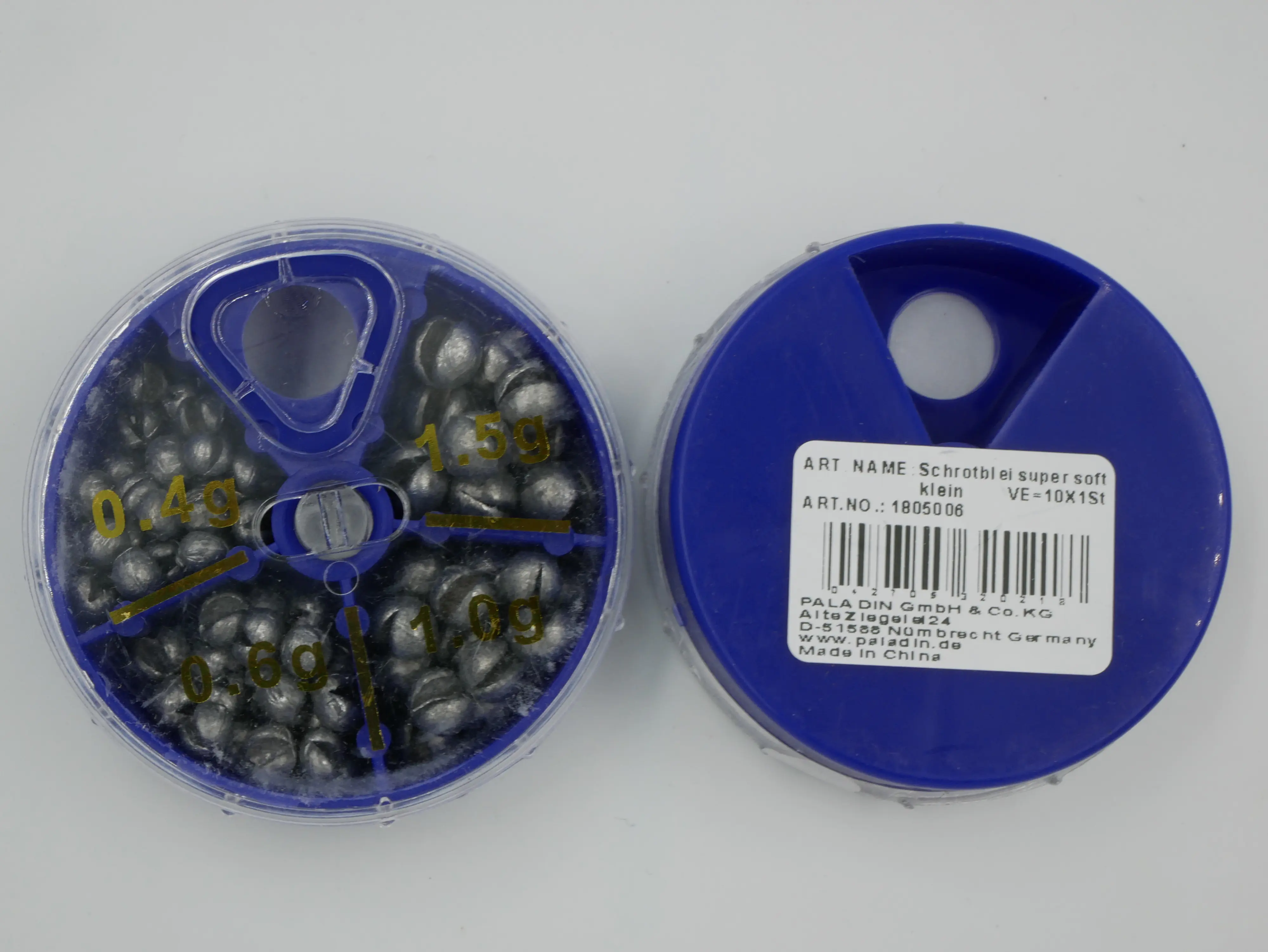 Schrotblei 65g blau 65g/blau