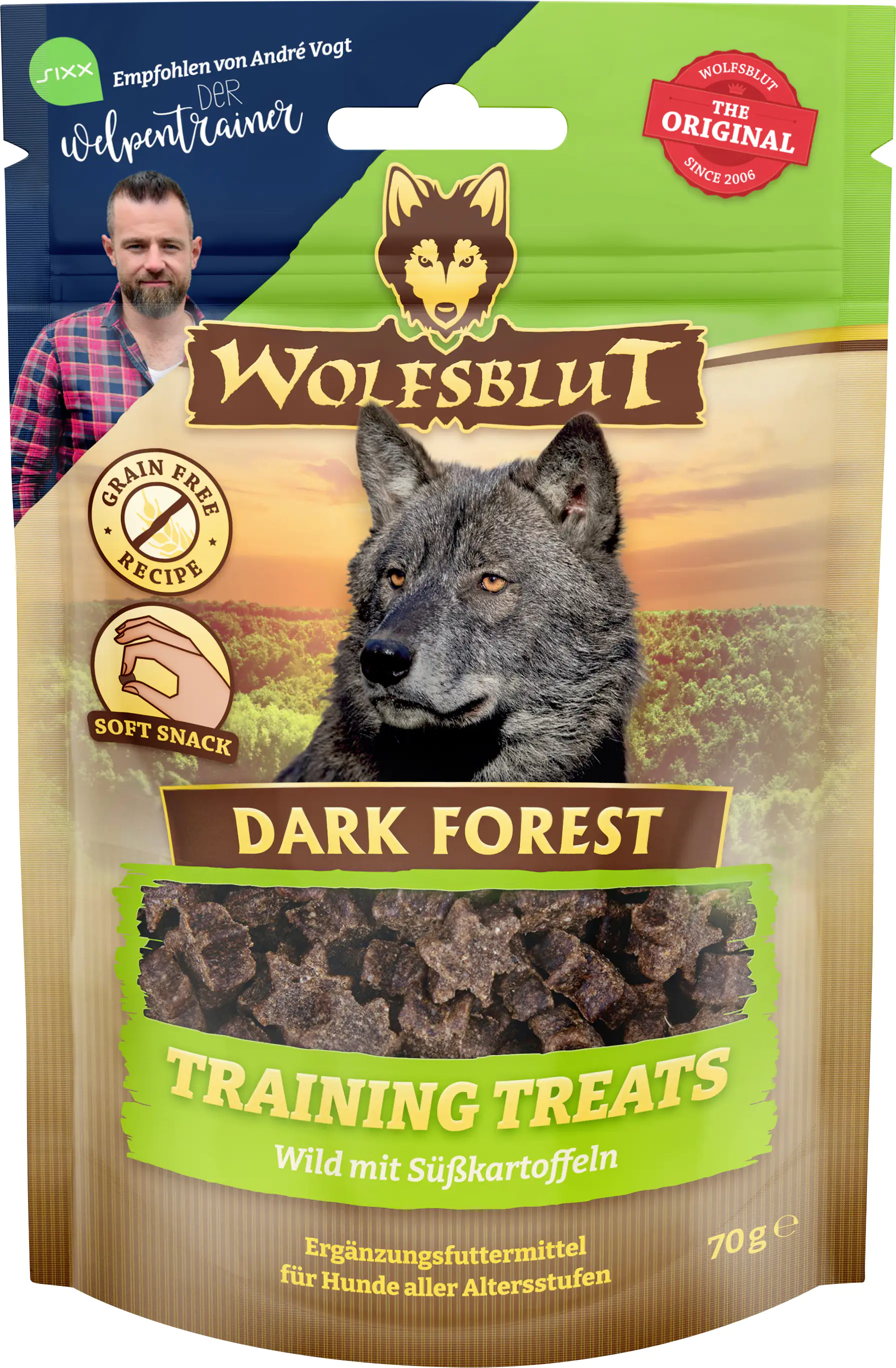 Wolfsblut Dark Forest Training Treats Snack - Wild 70 g