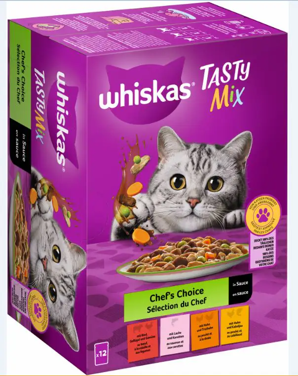 Whiskas Multipack Chefs Choice Tasty Mix Katzenfutter 12 x 85 g Whiskas Multipack Chefs Choice Tasty Mix Katzenfutter 12 x 85 g