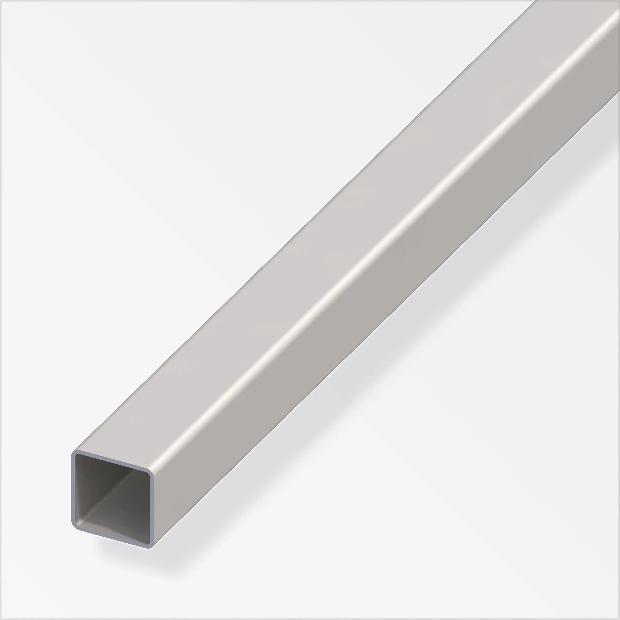 alfer Vierkantrohr 1 m, 15 x 15 x 1 mm Stahl roh natur