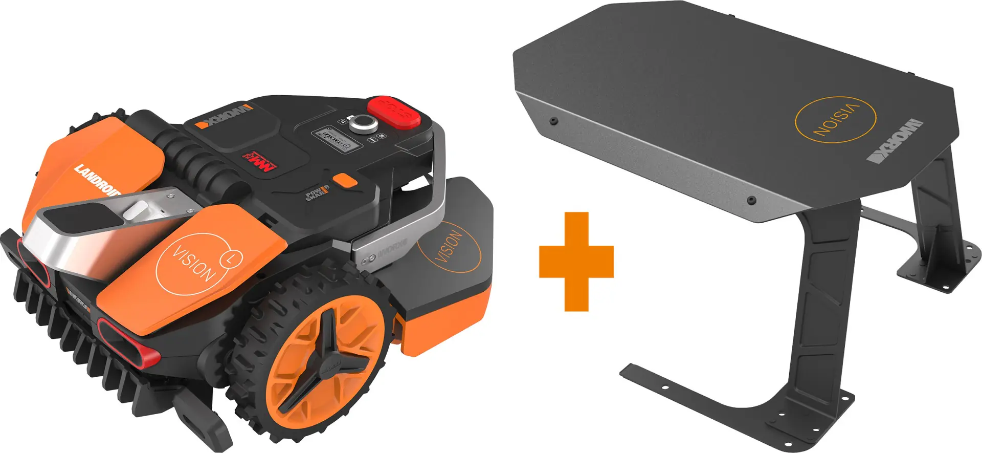 Worx Mähroboter Vision L1300 22 cm Schnittbreite inkl. Akku und Garage