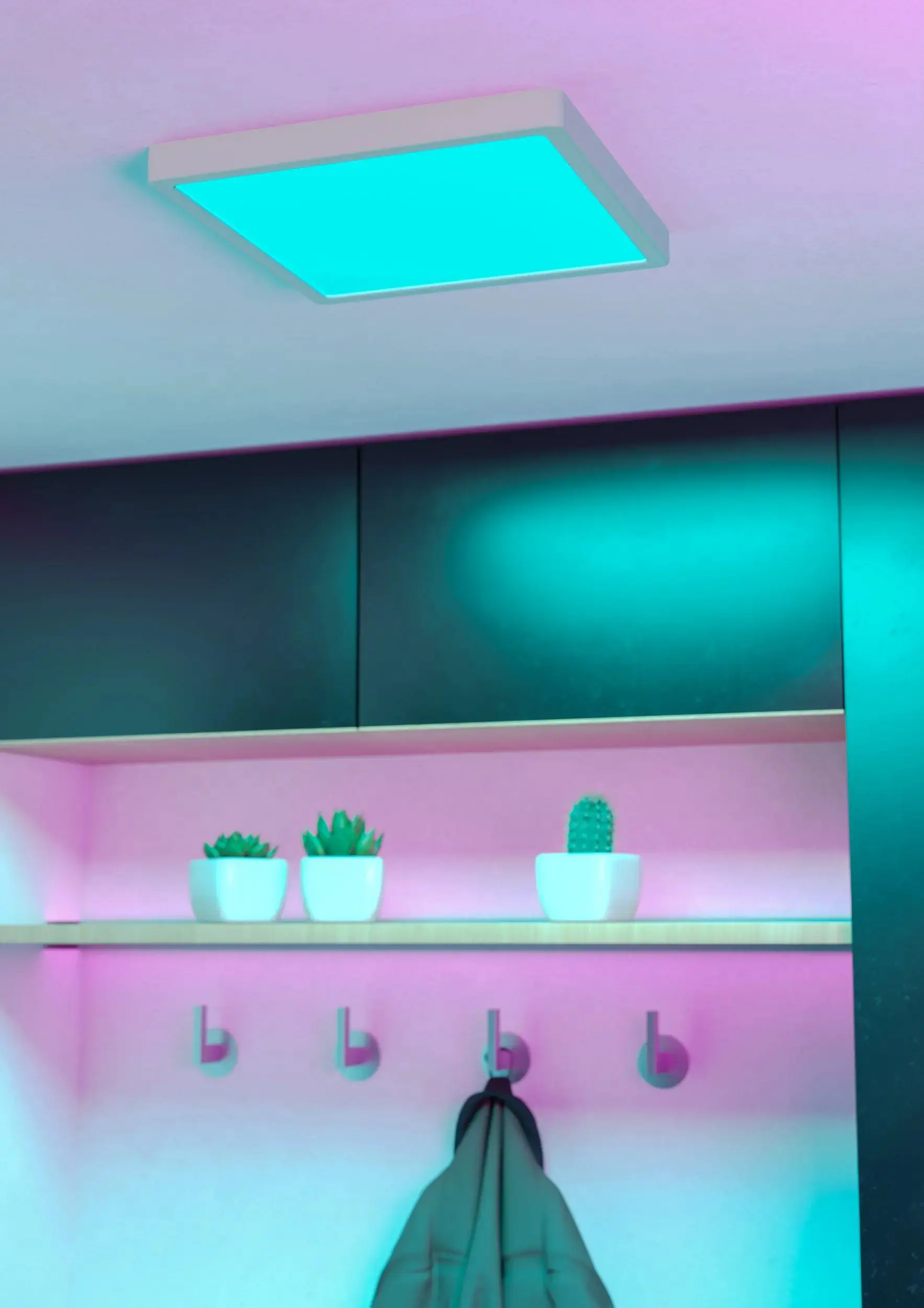 Eglo LED Deckenleuchte Fueva 6-Z weiß 30 x 30 cm RGB dimmbar Eglo LED Deckenleuchte Fueva 6-Z weiß 30 x 30 cm RGB dimmbar