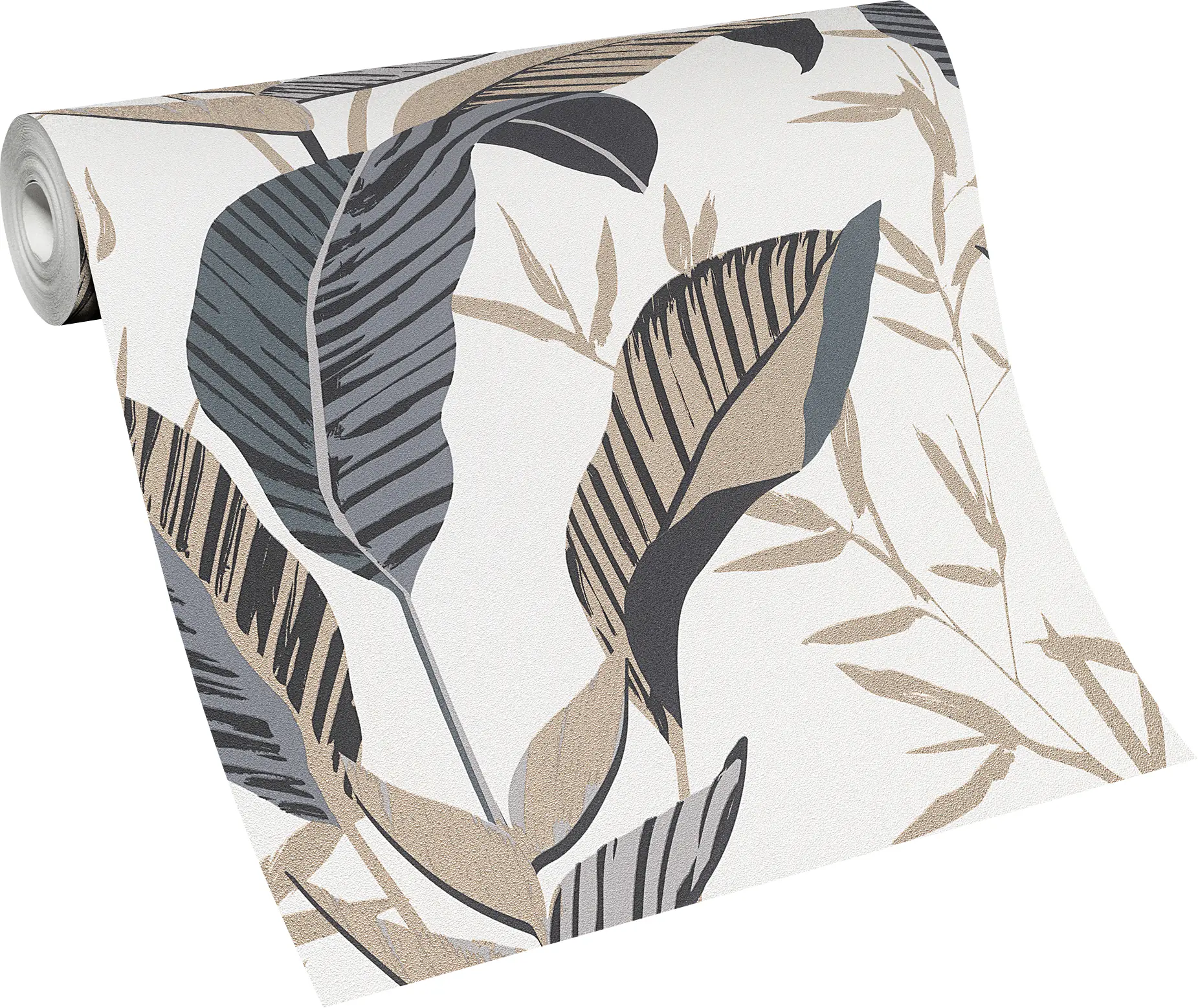 Erismann Vliestapete 10332-15 Elle Decoration, Floral schwarz, 10,05 x 0,53 m