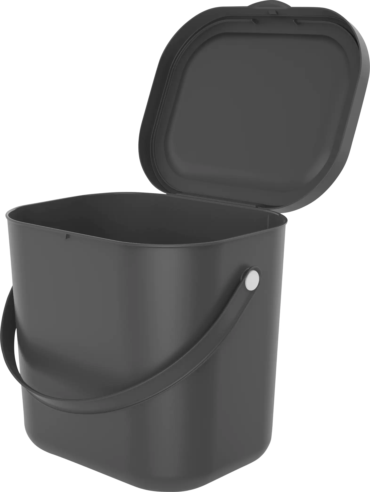 Rotho Mülltrennungssystem Albula 6 L anthrazit Recyclingbehälter Rotho Mülltrennungssystem Albula 6 L anthrazit Recyclingbehälter