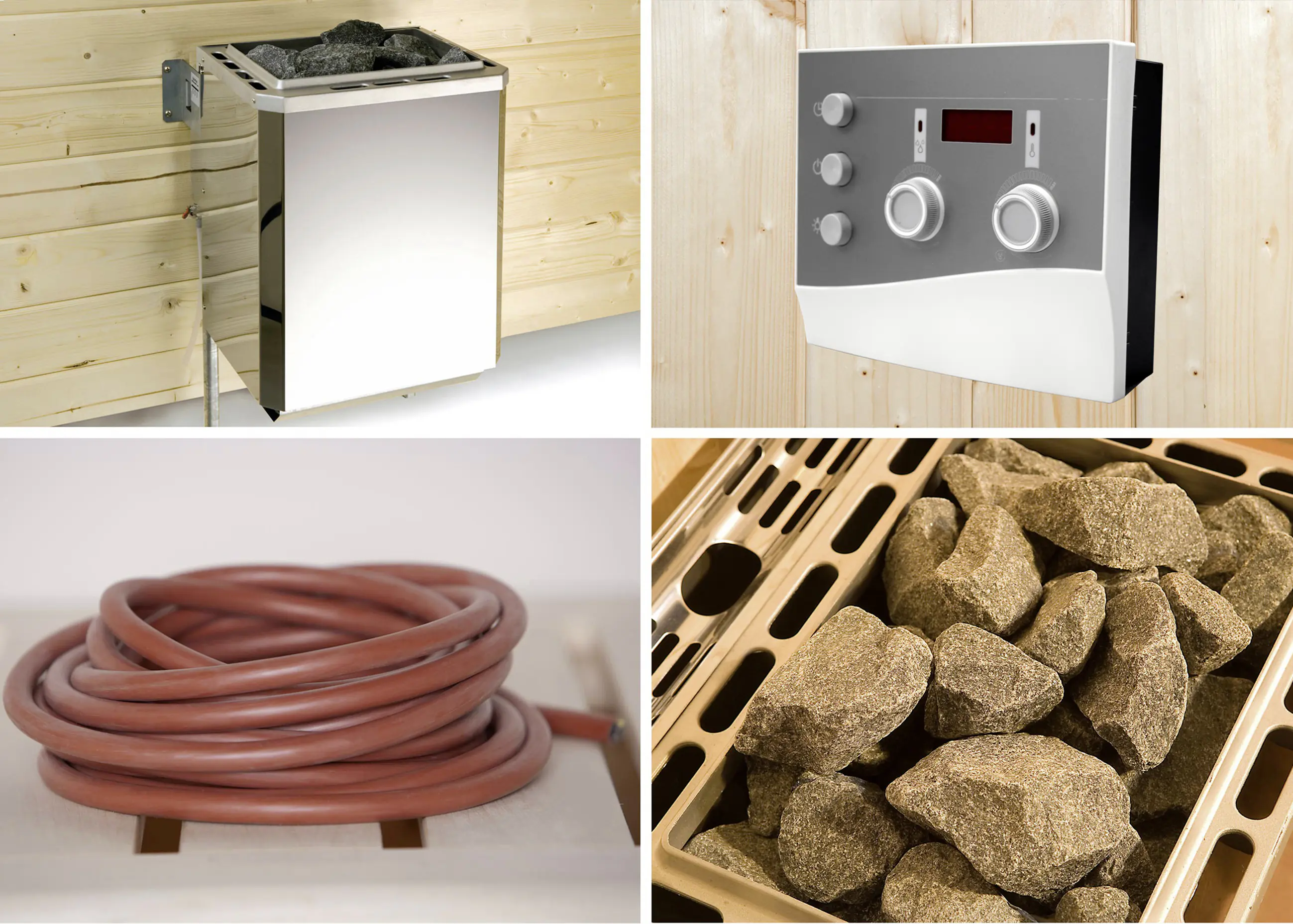 Weka Gartensauna Kuopio anthrazit 5,66 m² inkl. 9 kW Ofen