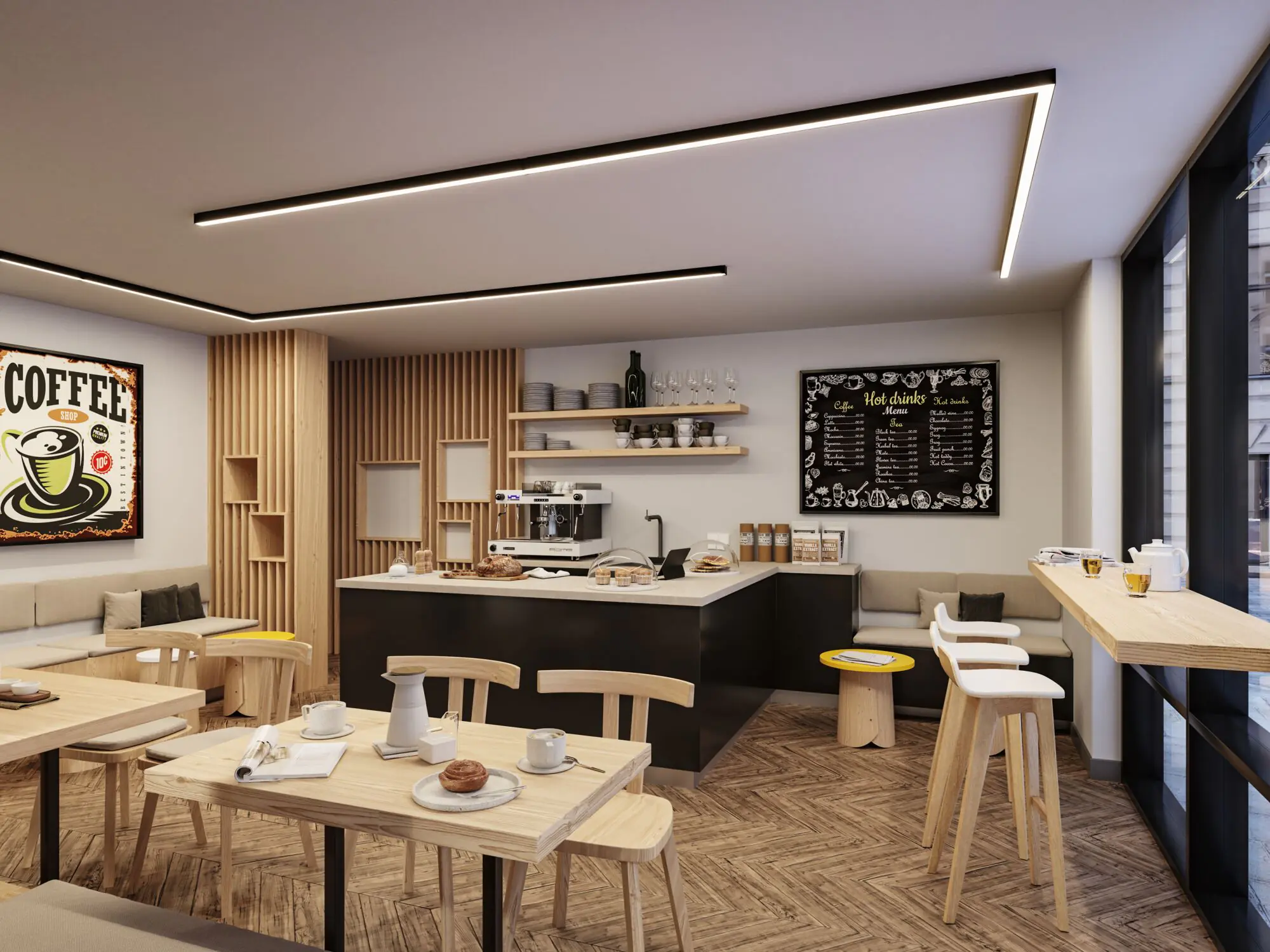 Paulmann Lichtleiste Linion 90 Grad 3,5W Kunststoff schwarz