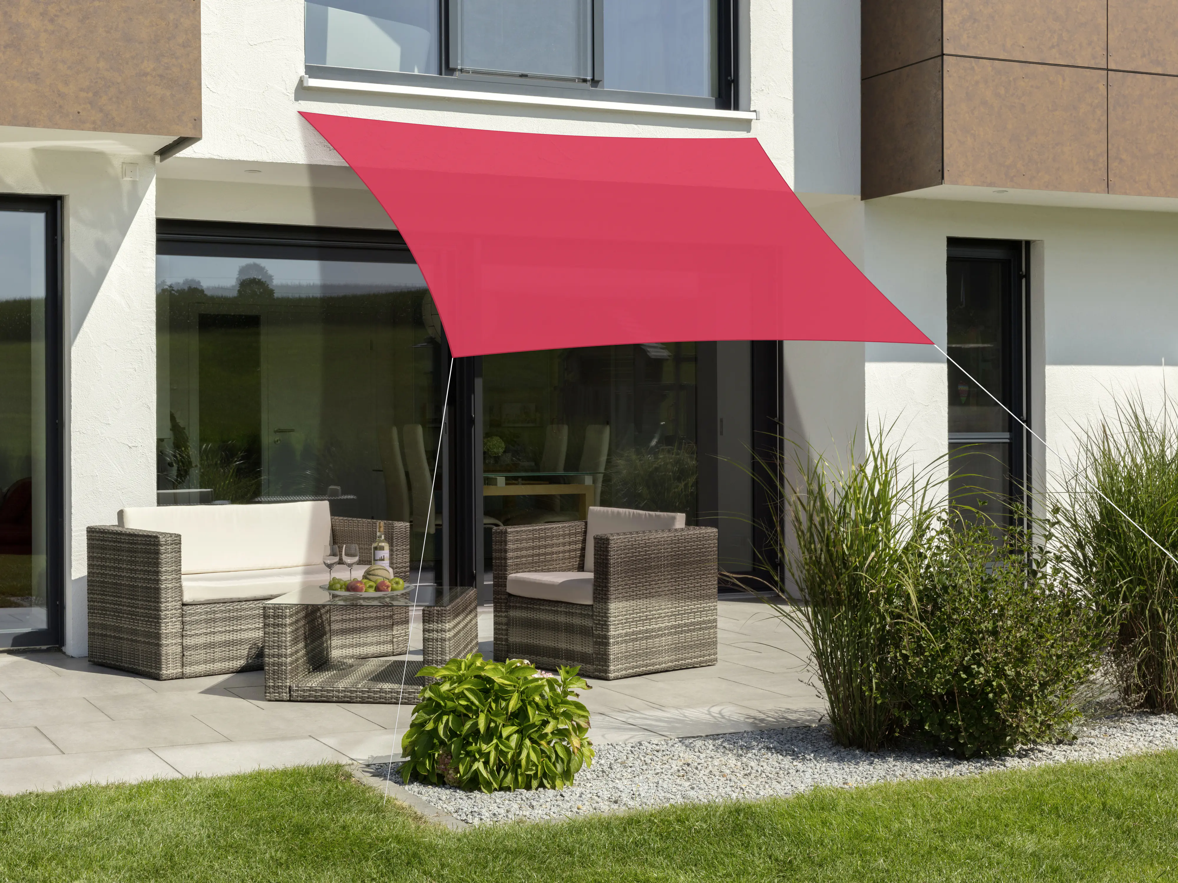 Schneider Sonnensegel Lanzarote rot 300 x 250 cm 
