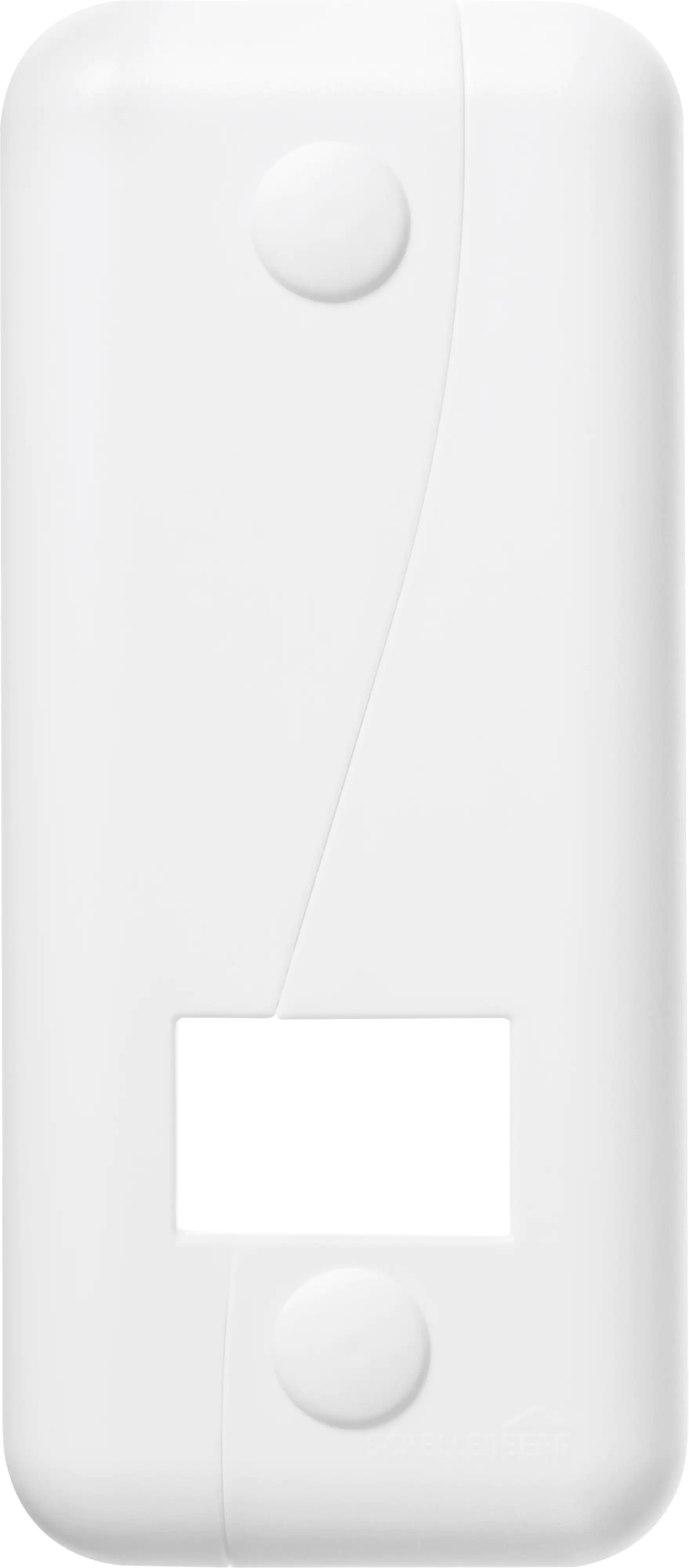 Schellenberg Abdeckplatte DUO Softline Lochabstand 10,5 cm weiß