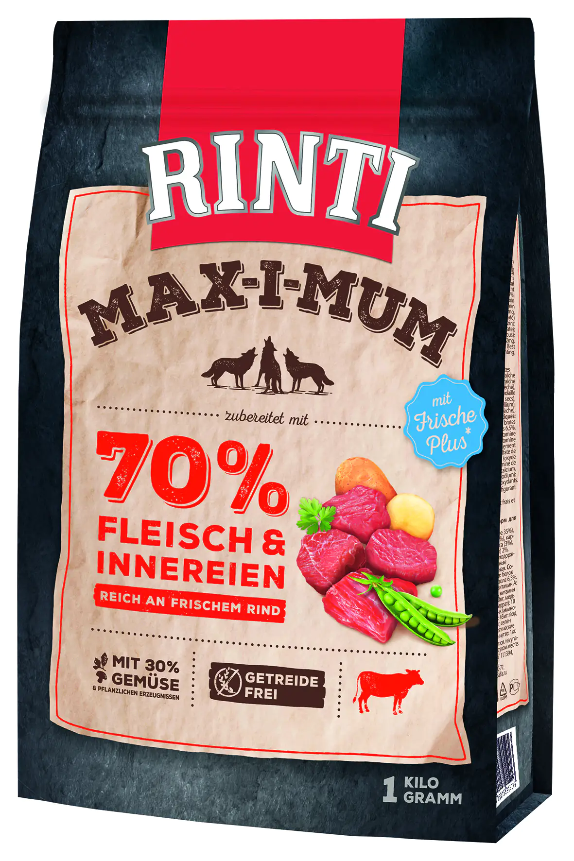 Rinti Hundetrockenfutter Max-I-Mum Rind 1 kg