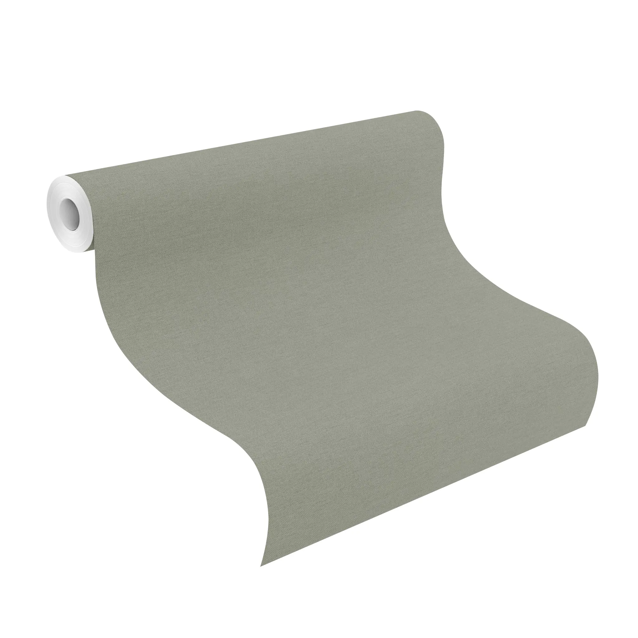 Rasch Vliestapete Farm Living Uni salbeigrün 10,05 x 0,53 m