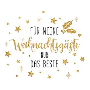 Braun & Company Servietten Motiv Weihnachtsgäste 33 x 33 cm - 20er Pack