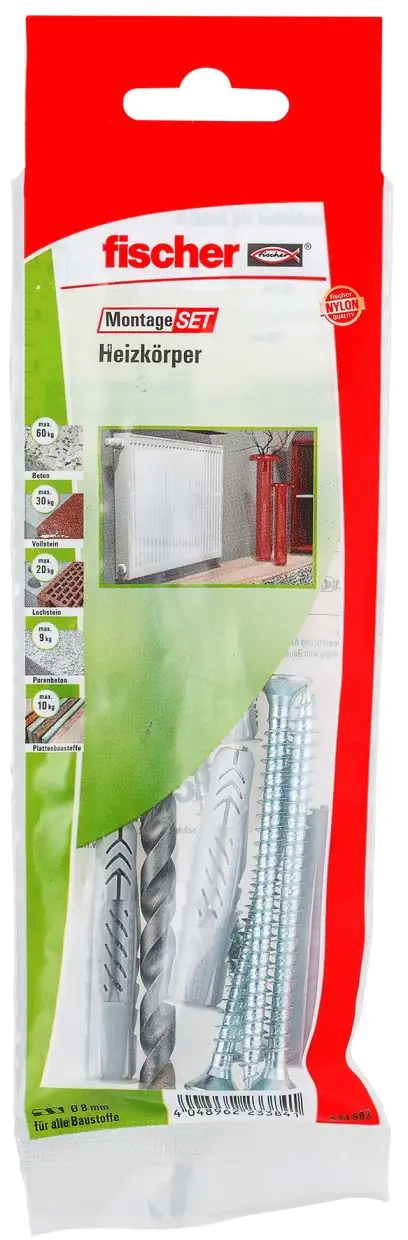 Fischer Montage-Set Heizkörper
