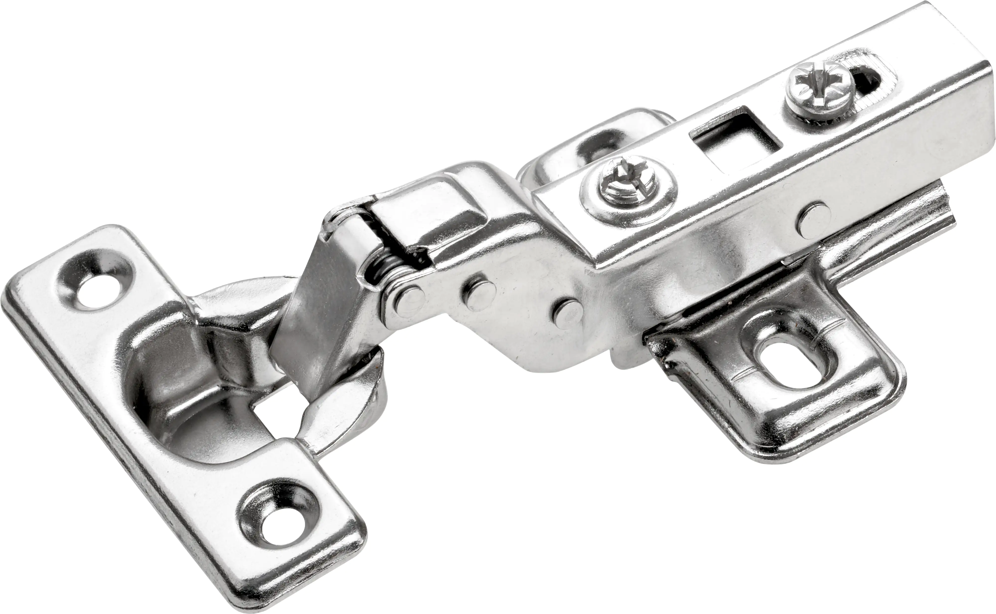 Hettich Topfscharniere Mini mit Klipsmontage und Dämpfung innenliegend