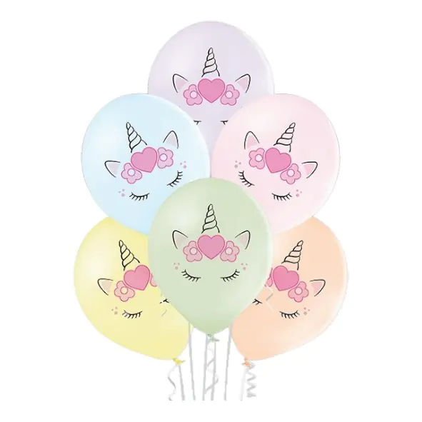 Luftballons Unicorn bunt Latex 10 Stück Luftballons Unicorn bunt Latex 10 Stück