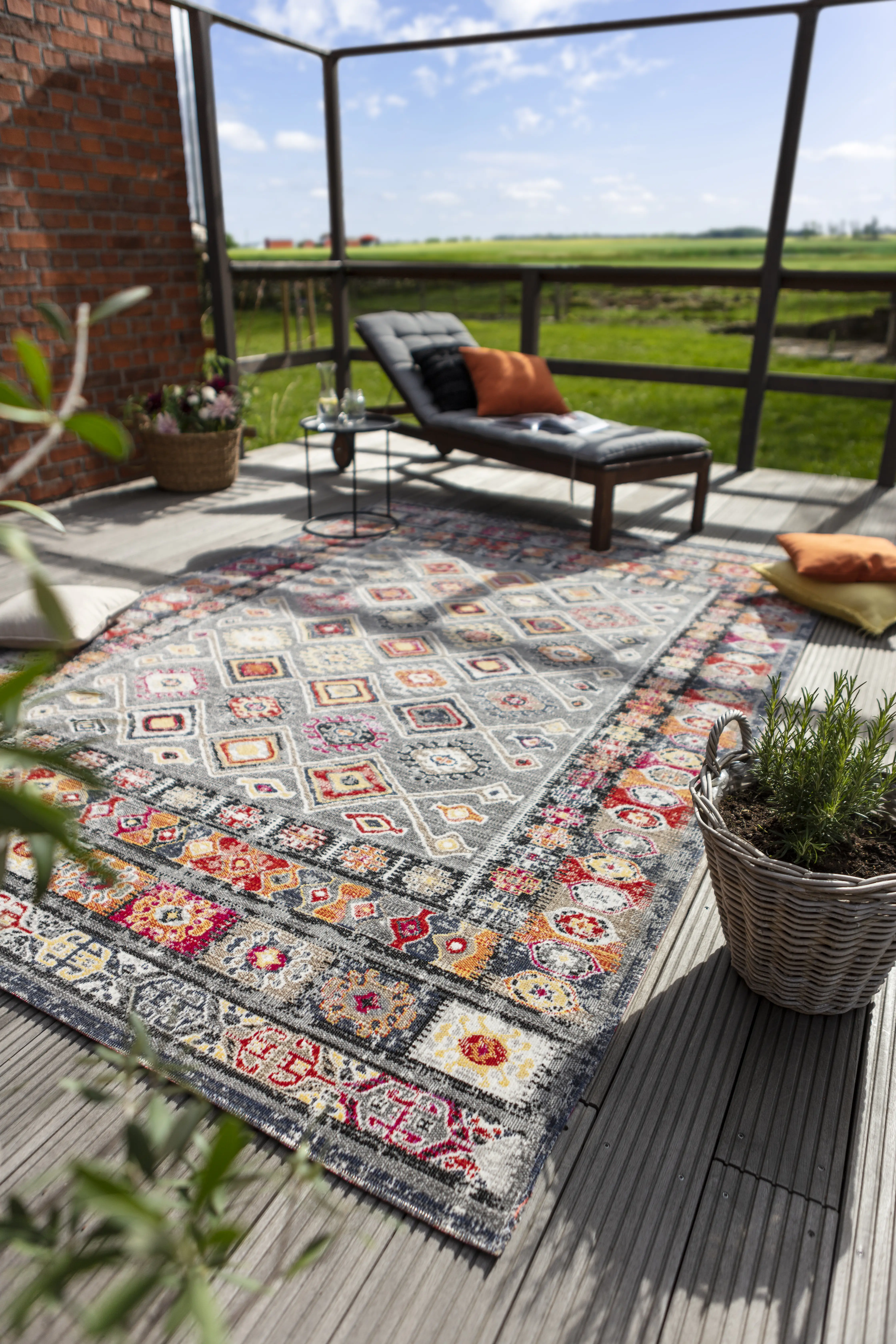 4002398935083_1 Andiamo In- und Outdoorteppich Bonnie multicolor hell, 160 x 230 cm