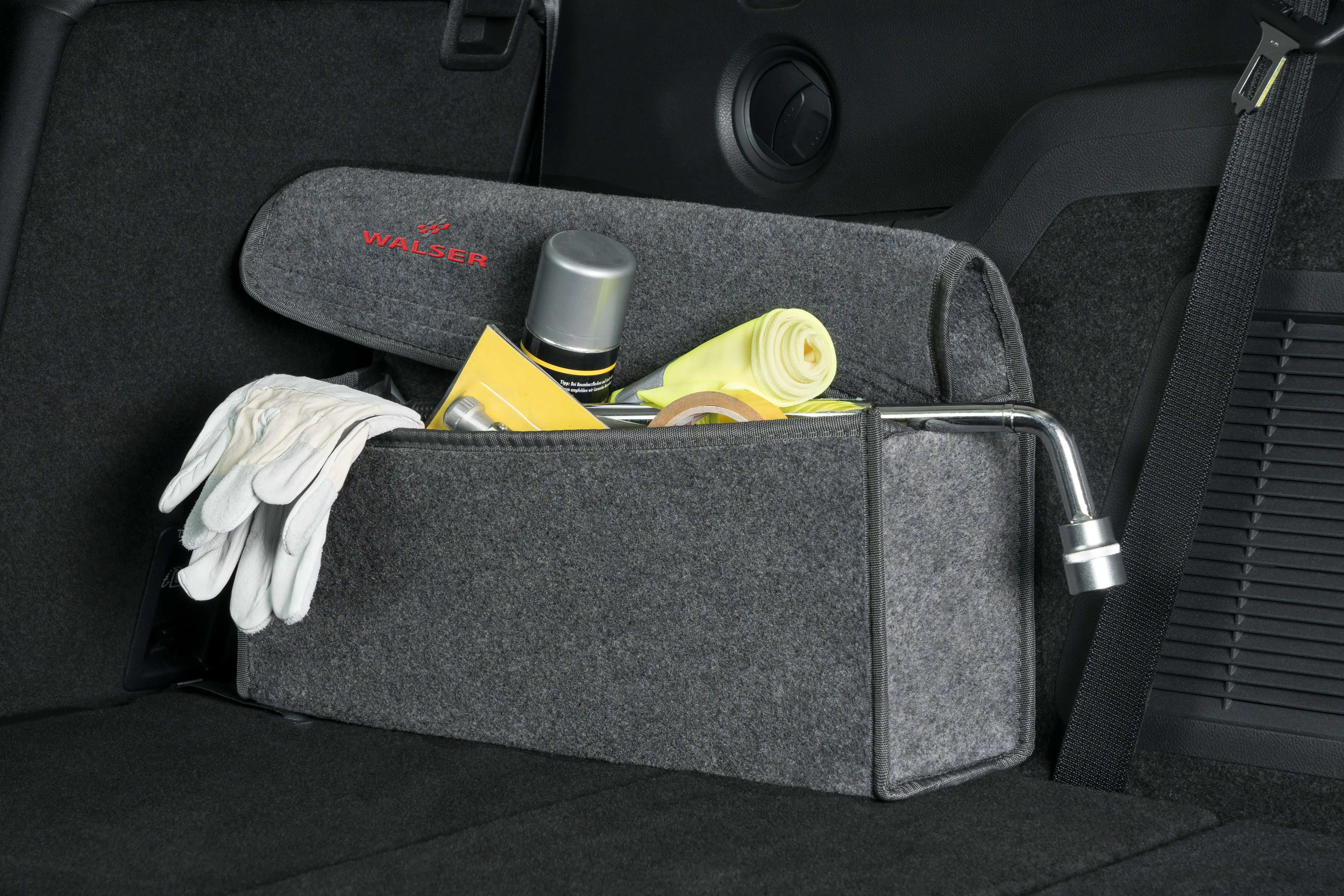 Walser Toolbag Kofferraumtasche Größe L grau 50x22x15cm