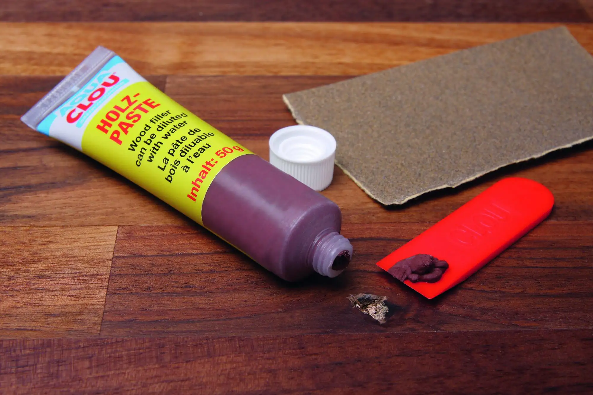Clou Holzpaste 60 g nussbaum dunkel Clou Holzpaste 60 g nussbaum dunkel