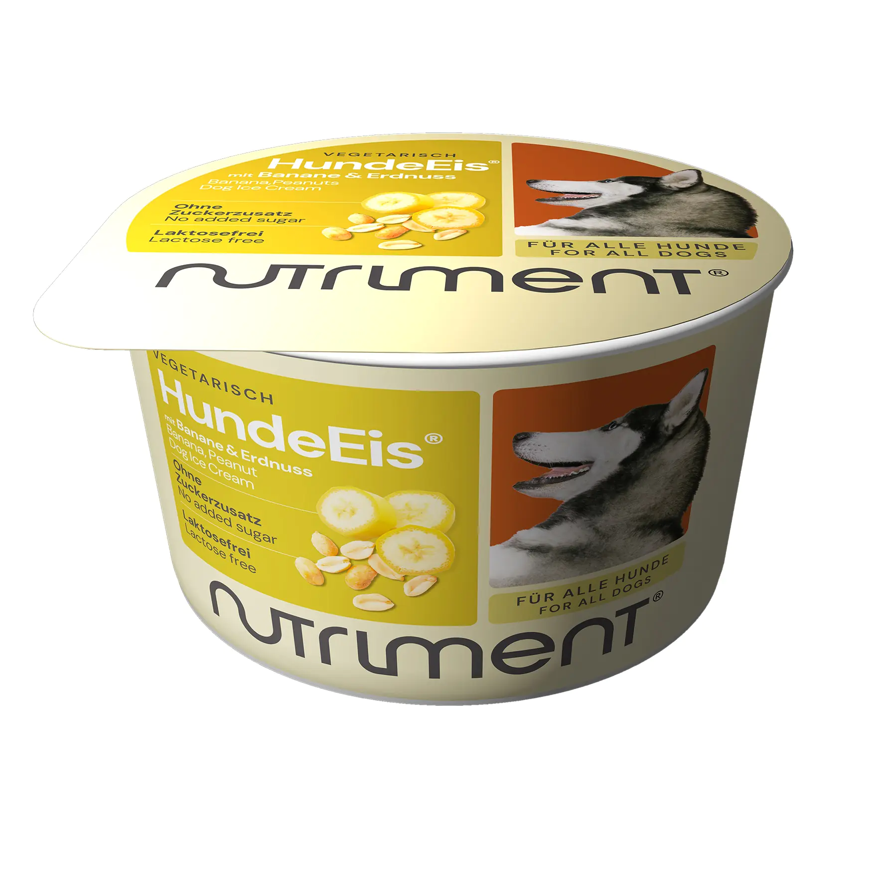 Nutriment Hundeeis Banane & Erdnuss, 90ml