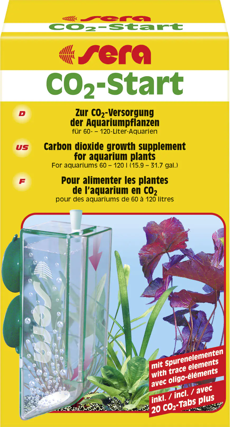 Sera Dünger für Aquarienpflanzen CO2-Start 1 Stück Sera Dünger für Aquarienpflanzen CO2-Start 1 Stück