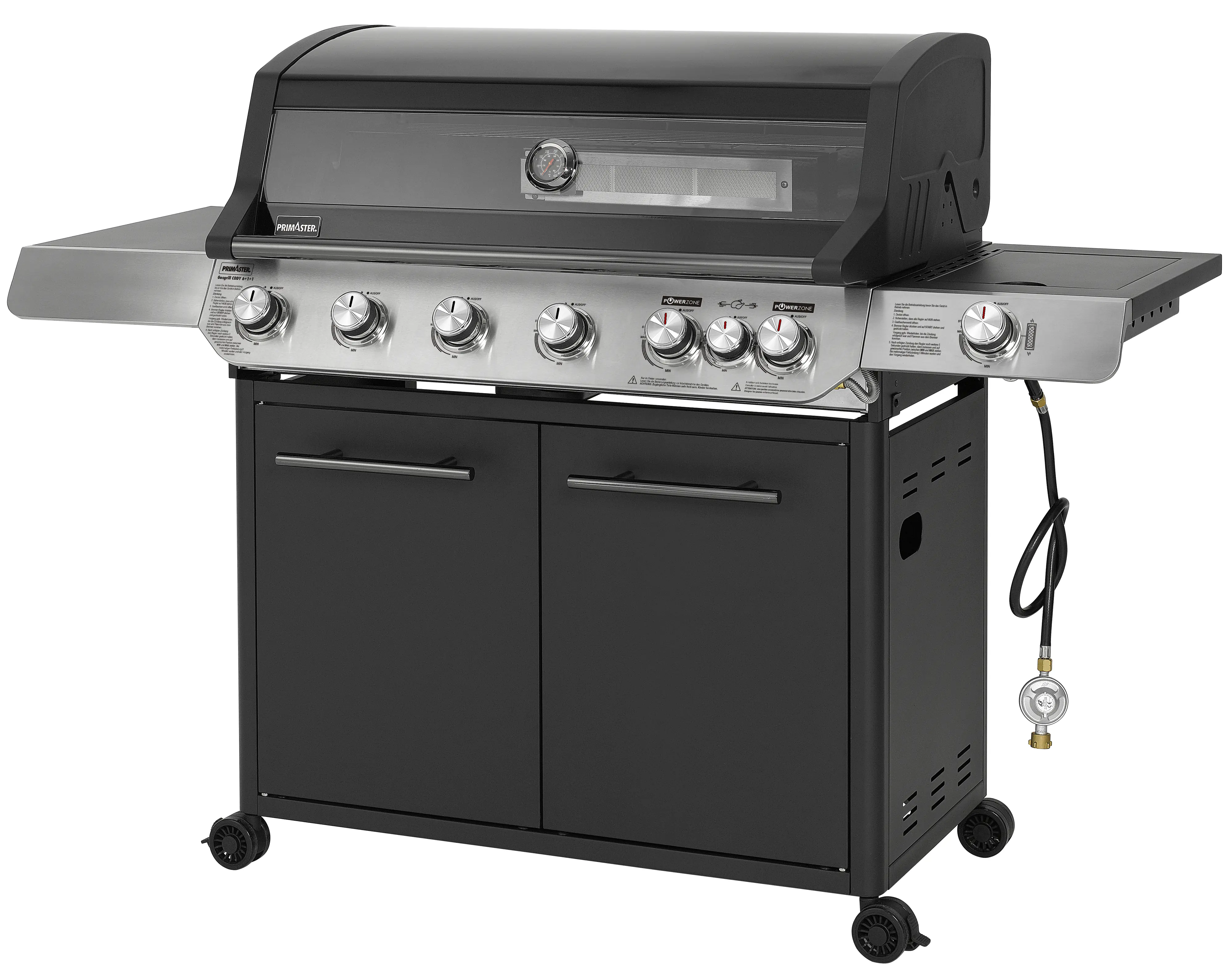 Primaster Gasgrill Cody Powerzone & Infrarotbrenner Grillfläche: 95 x 48 cm