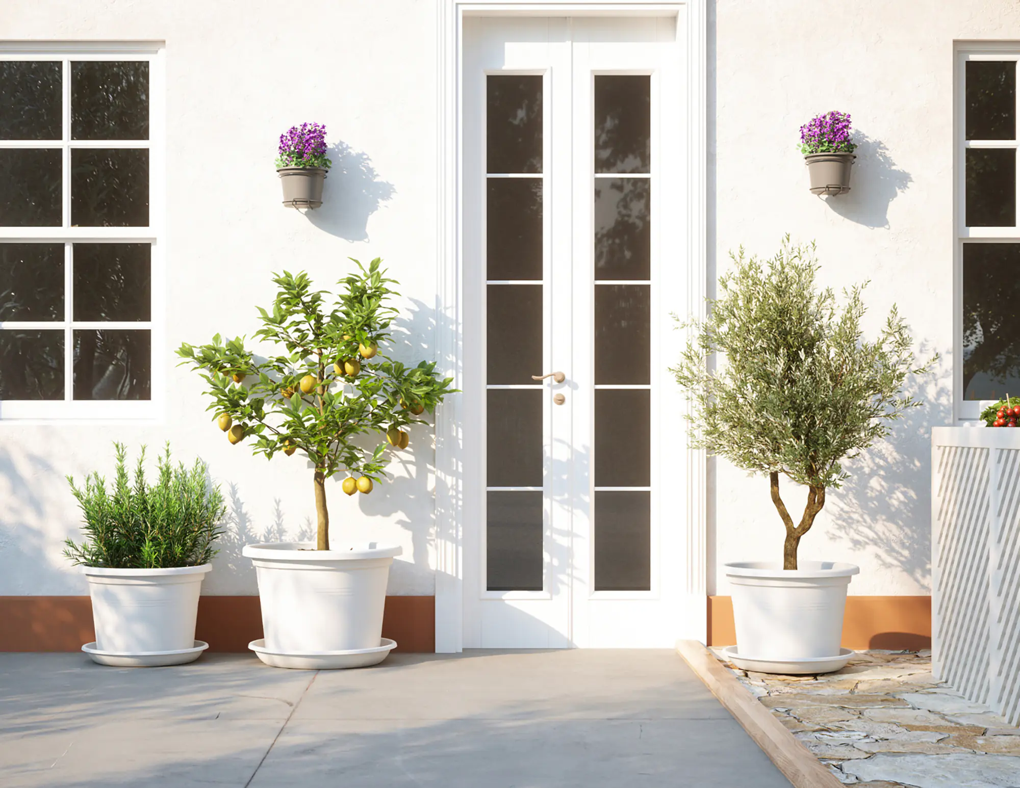 Artevasi Blumentopfuntersetzer Redondo Kunststoff rund terrakotta matt Ø 30 cm