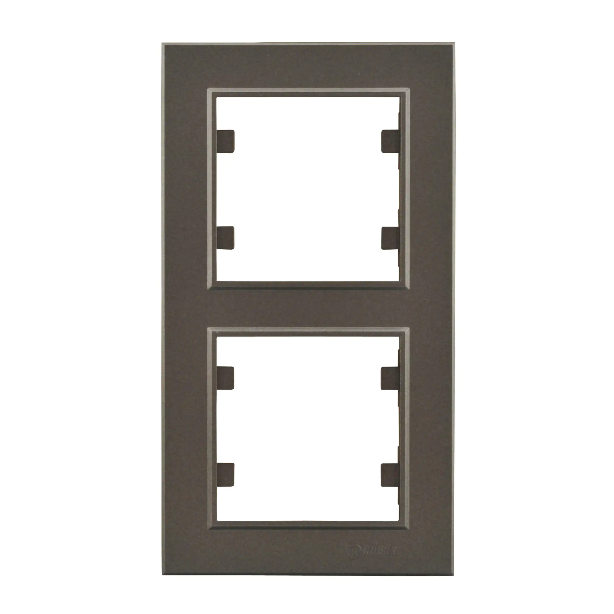 Unitec Abdeckrahmen 2-fach, senkrecht anthrazit, Serie Karea Unitec Abdeckrahmen 2-fach, senkrecht anthrazit, Serie Karea