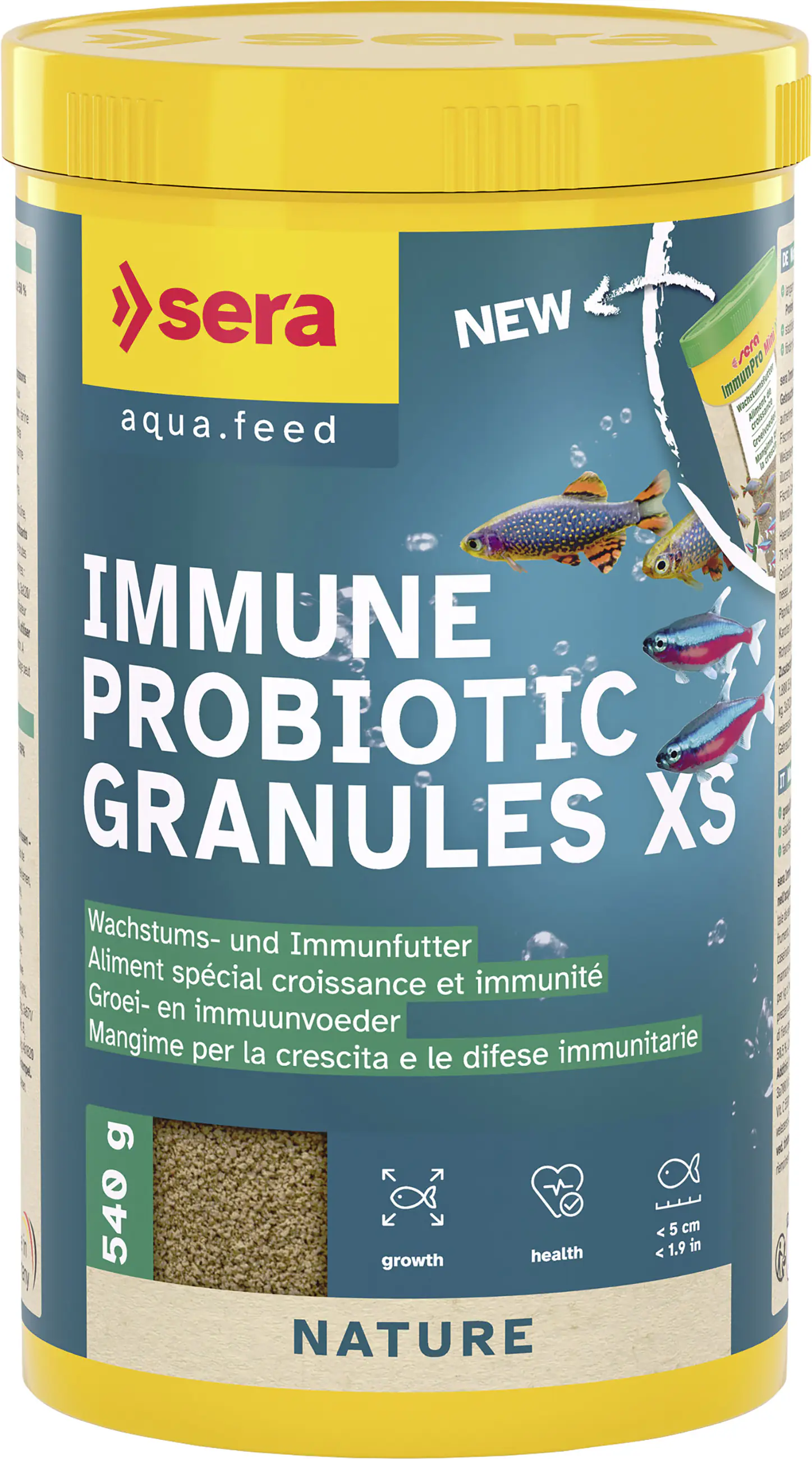 Sera Fischfutter Immune Probiotic Granules XS 1 L Sera Fischfutter Immune Probiotic Granules XS 1 L