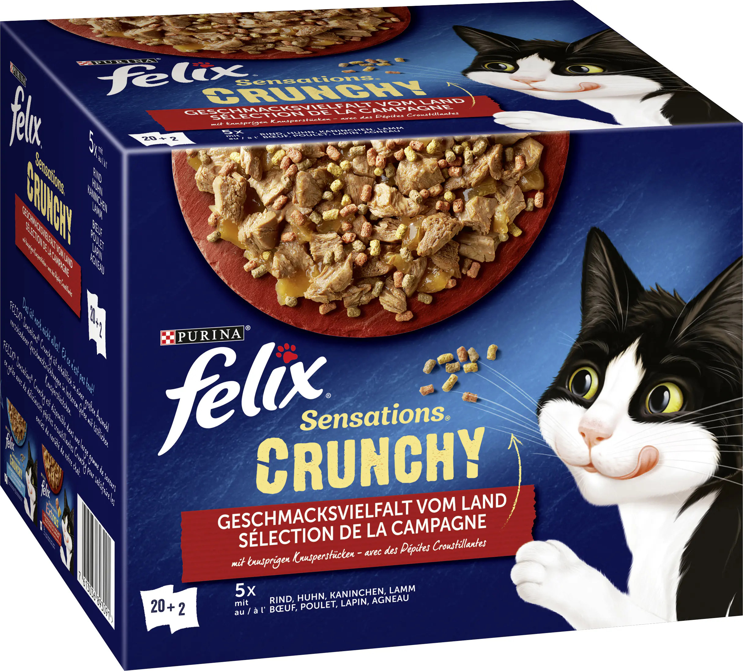 Felix Sens Crunchy Geschmacksvielfalt vom Land 20x 85g