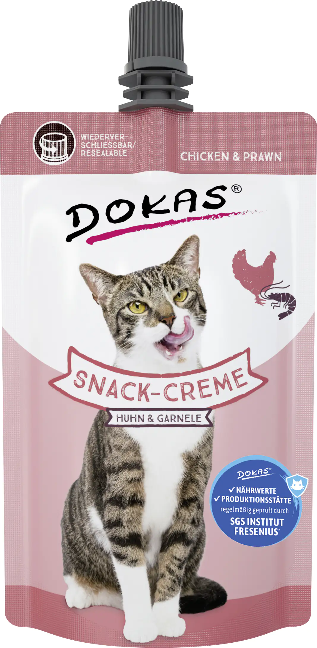 Dokas Snack-Creme Huhn & Garnele 90 g Dokas Snack-Creme Huhn & Garnele 90 g