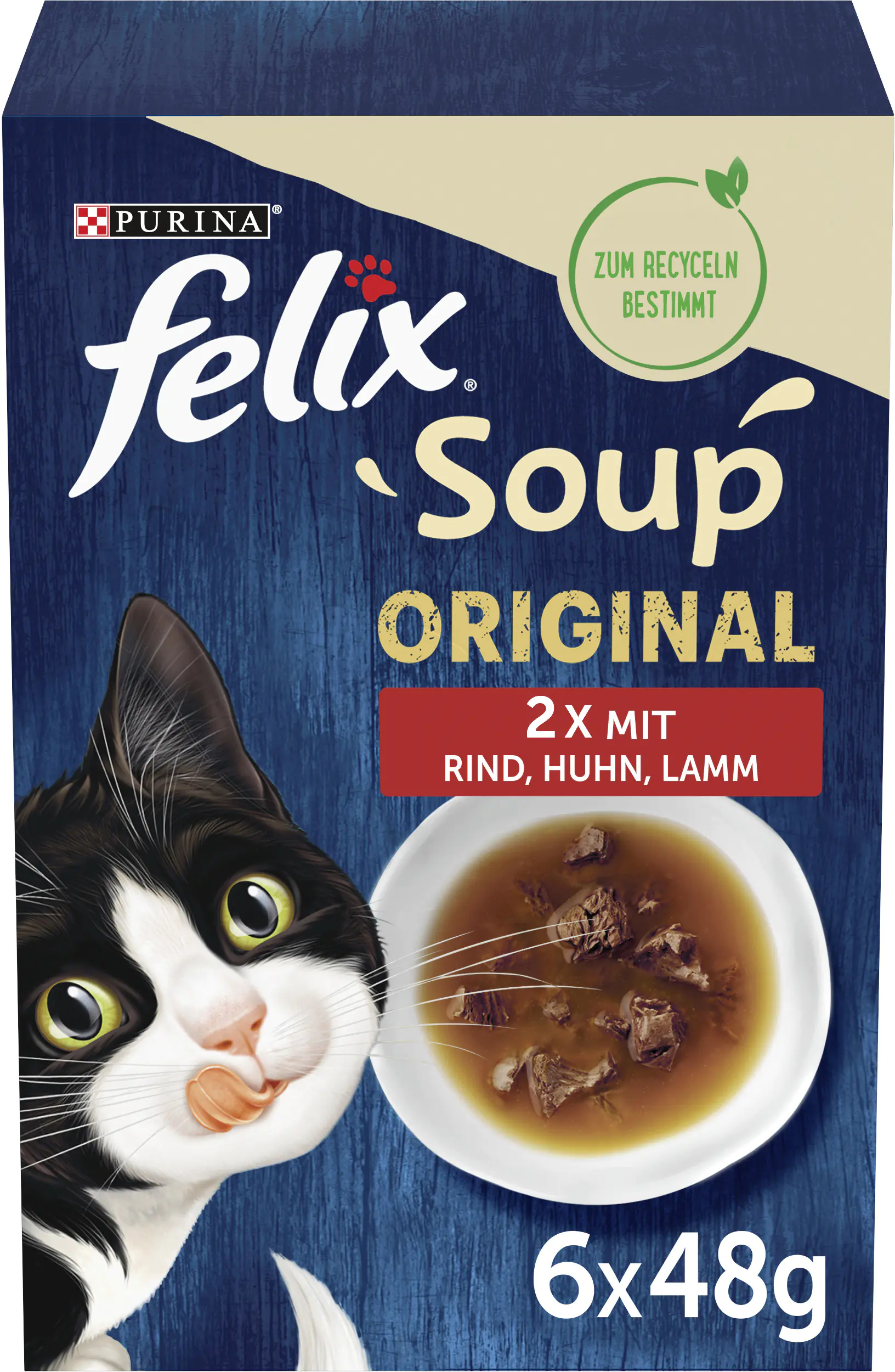 Felix Soup Geschmacksvielfalt vom Land Mix 6 x 48 g Felix Soup Geschmacksvielfalt vom Land Mix 6 x 48 g