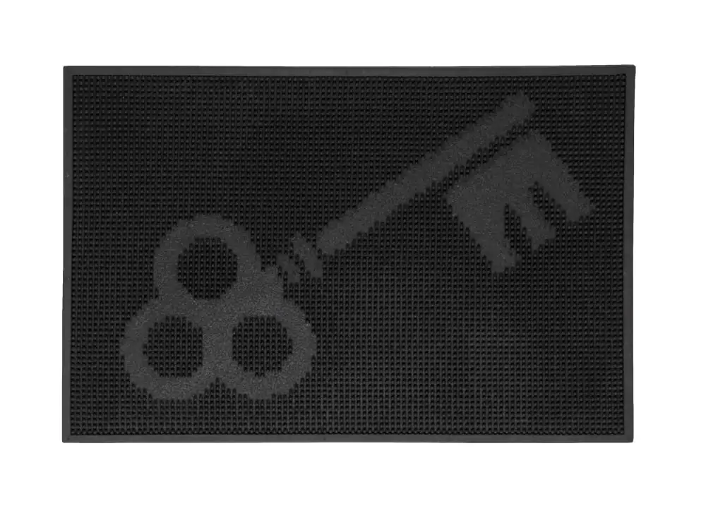 Fußmatte Pin Key schwarz, 40x60 cm Fußmatte Pin Key schwarz, 40x60 cm