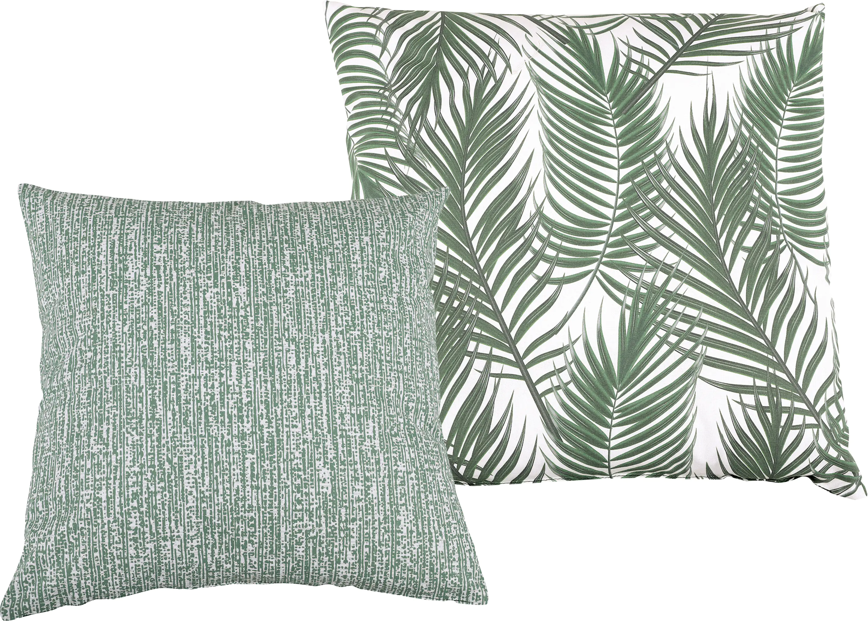 GO-DE Kissenset Nadine grün 38x38 cm / 40x40 cm GO-DE Kissenset Nadine grün 38x38 cm / 40x40 cm