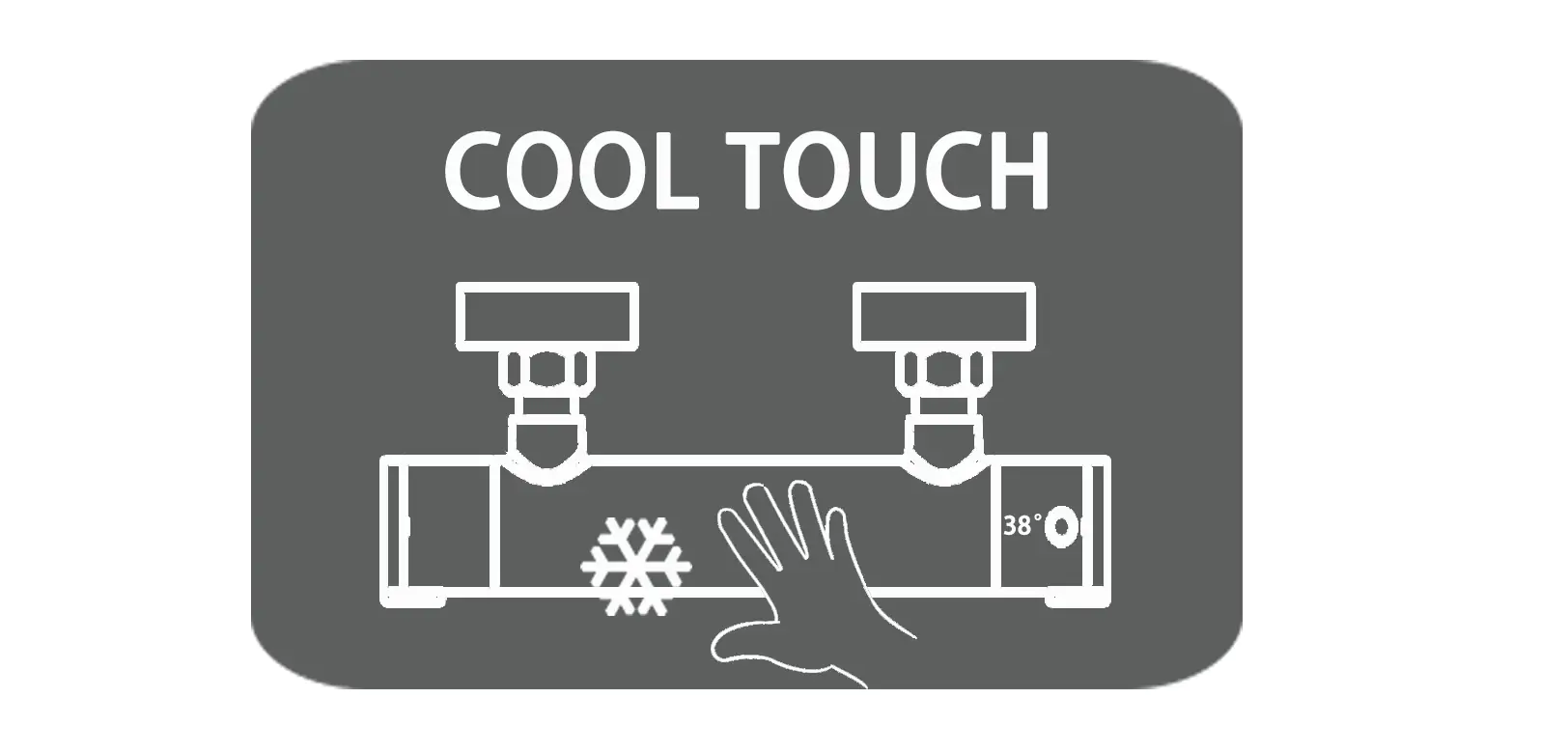 Grohe Wannen-Thermostat Precision Start verchromt