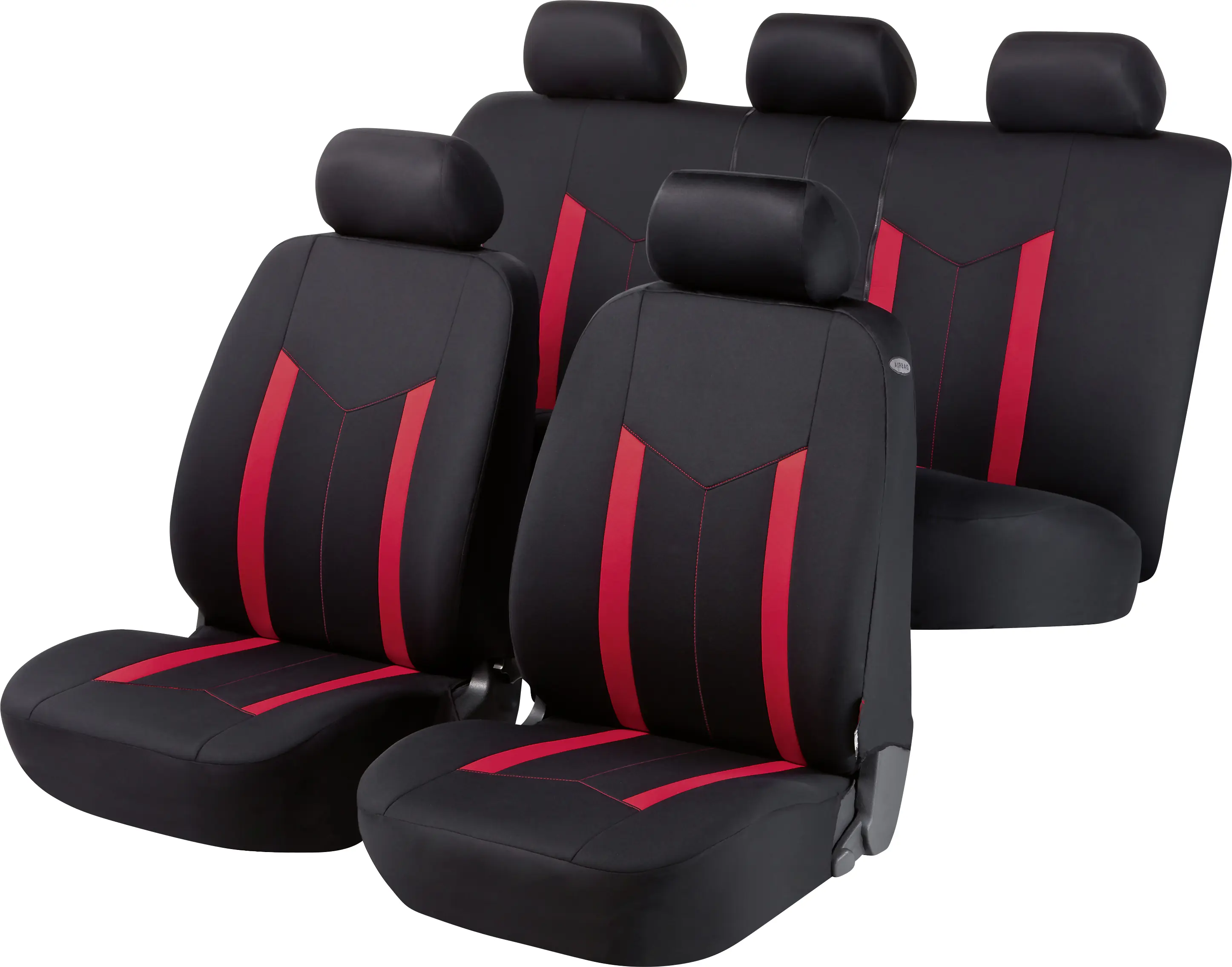 Walser Autositzbezug Hastings Komplett-Set Collection Basic rot