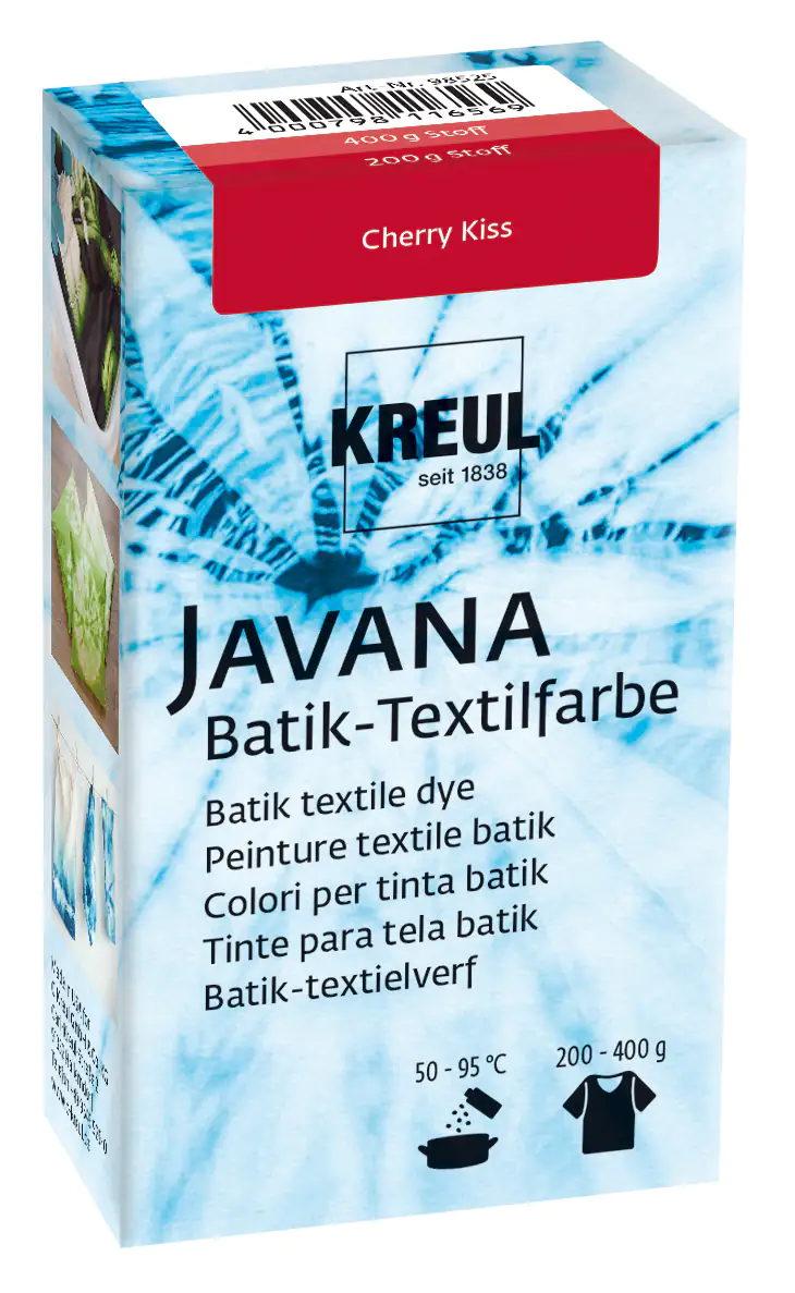 Kreul Javana Batik-Textilfarbe Cherry Kiss, 70 g