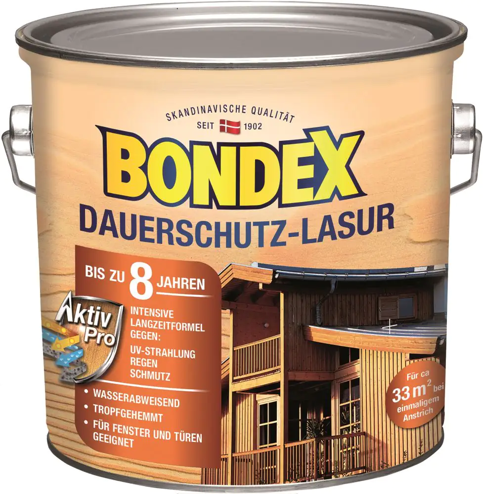 Bondex Dauerschutz Lasur 2,5 L rio palisander