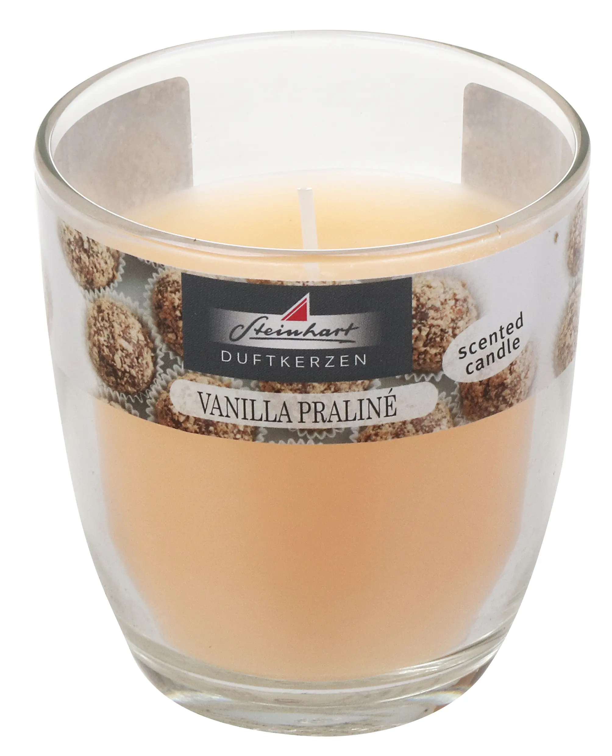Steinhart Duftkerze im Glas Cero Vanilla Praline Ø 7,4 x 8 cm creme