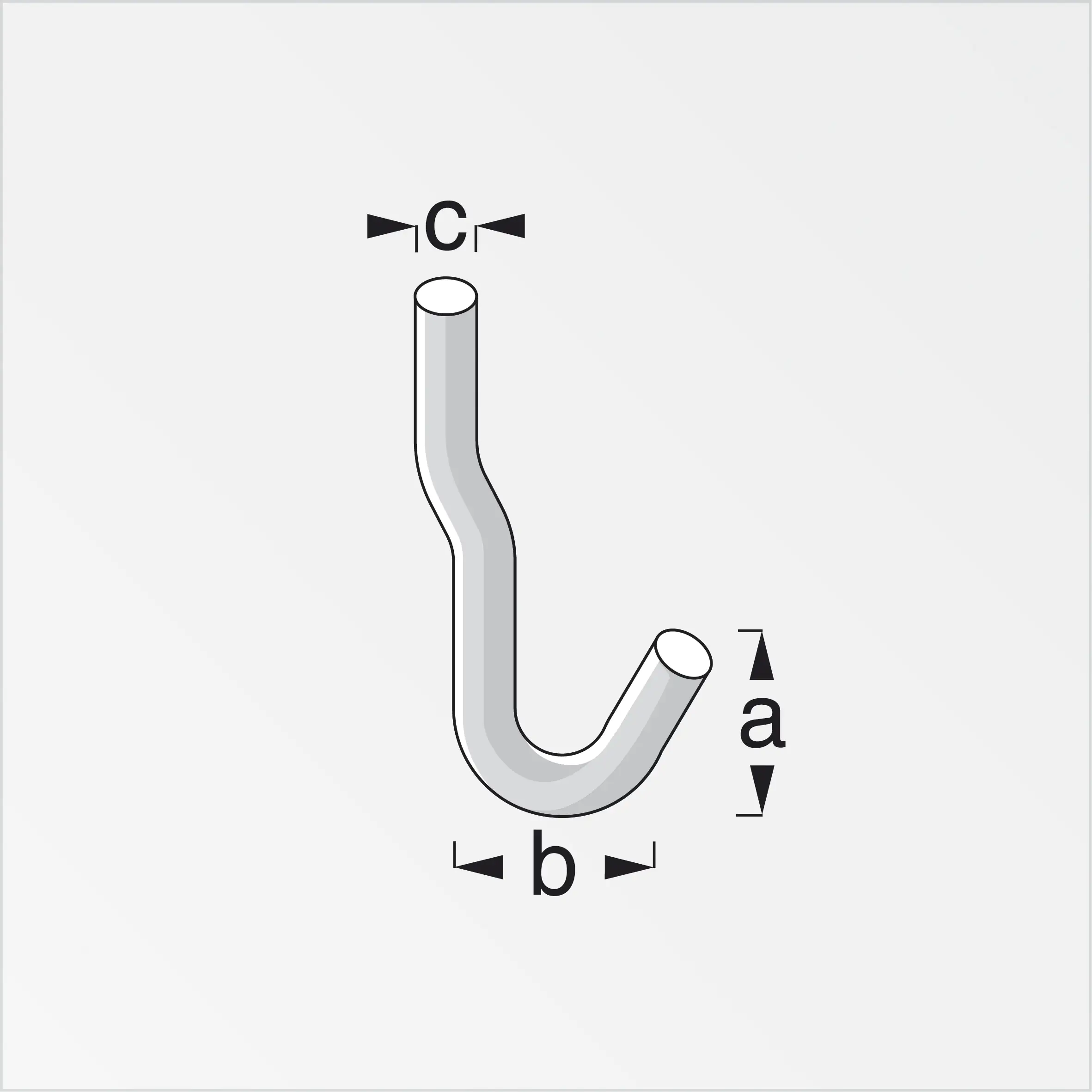 alfer Lochblechhaken 15 mm 15 x 15 x 3.4 mm Stahl verzinkt