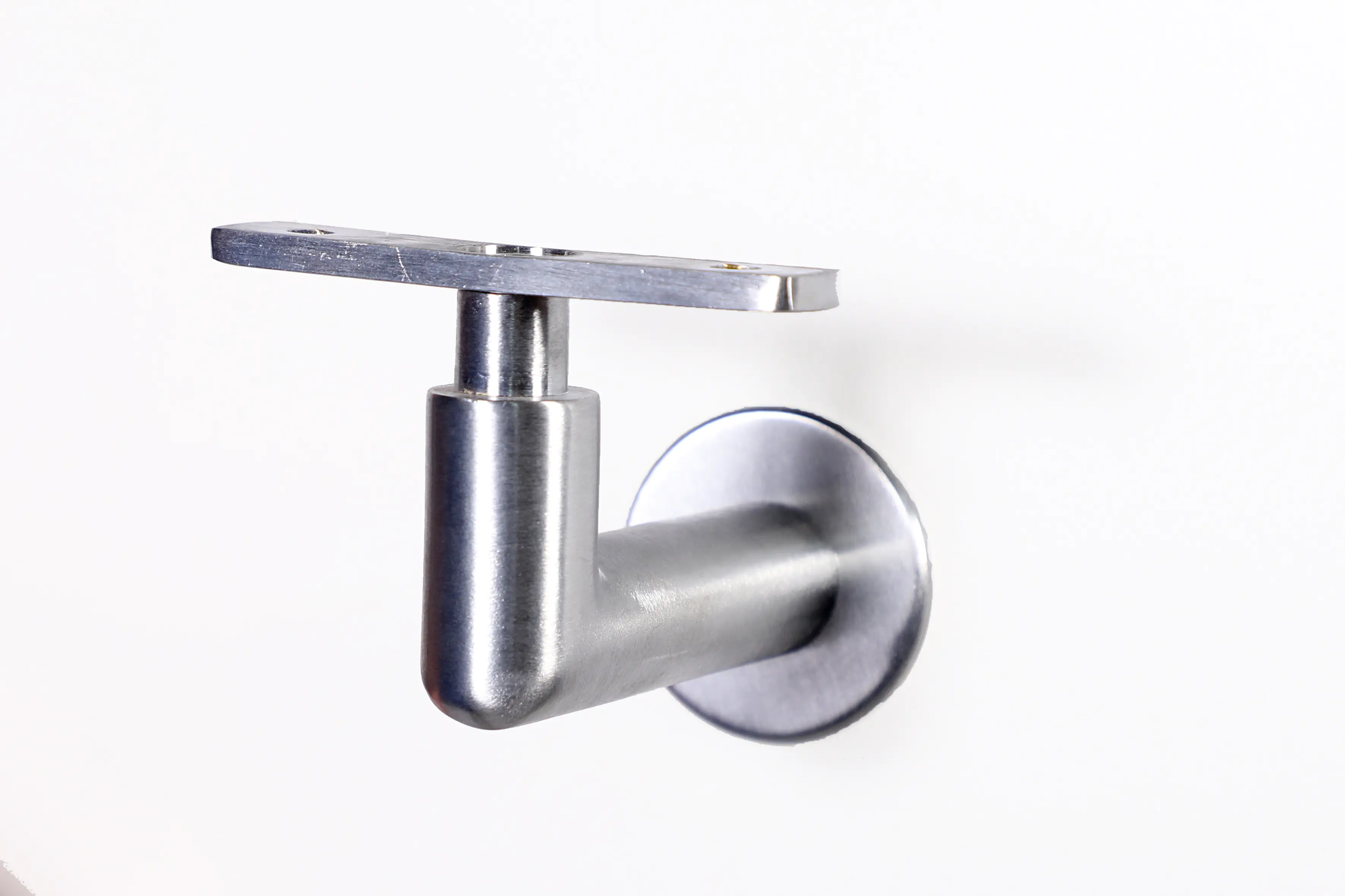 Dieda Handlaufkonsolen moderne L-Form Messing matt Chrom