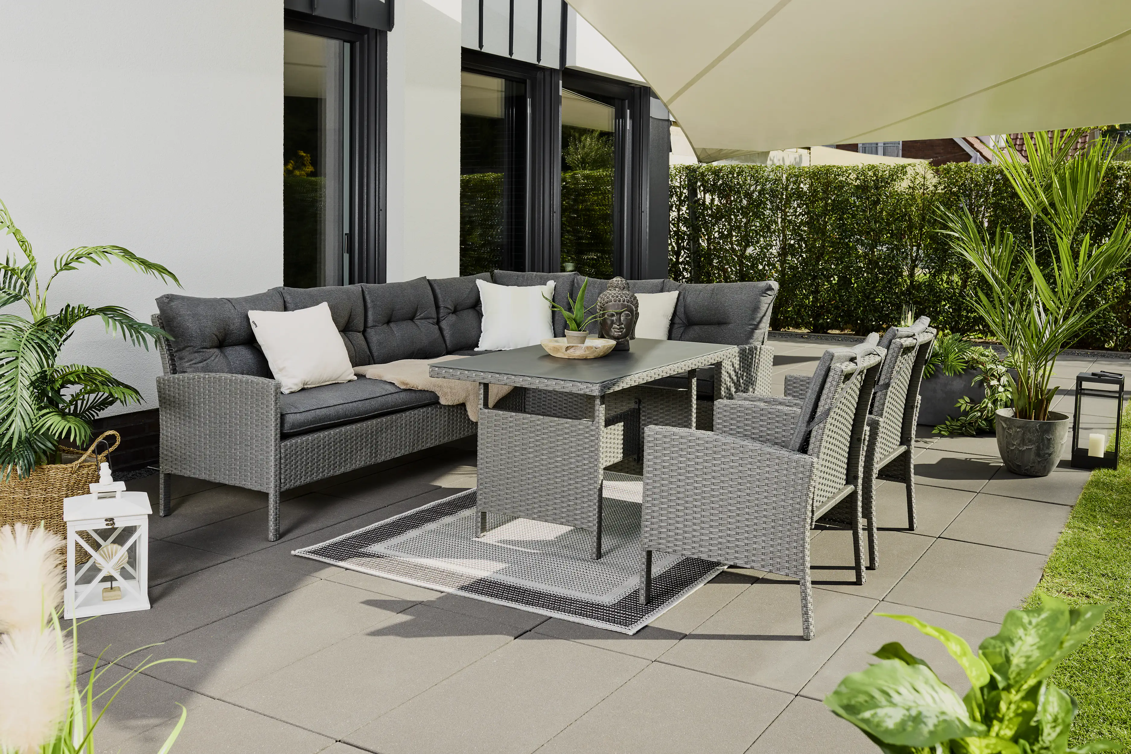 TrendLine Dining Lounge Set Rom 5-teilig XL inkl. 2 x Sessel TrendLine Dining Lounge Set Rom 5-teilig XL inkl. 2 x Sessel