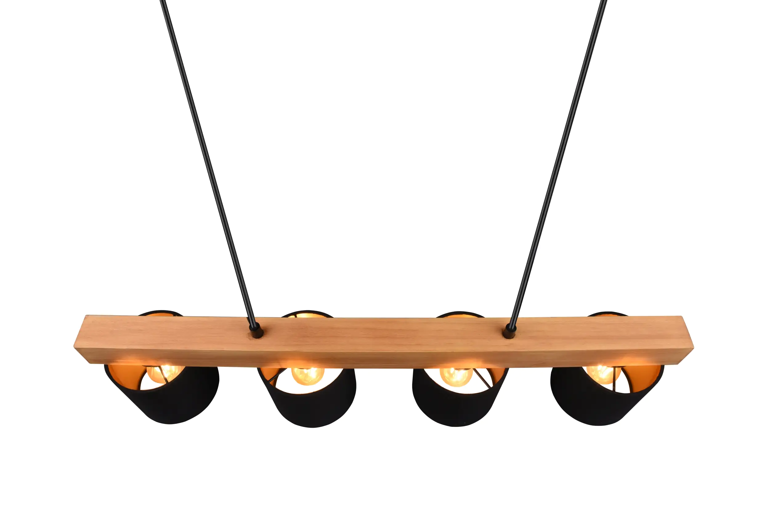 Reality Leuchten Pendelleuchte Cameron schwarz, gold