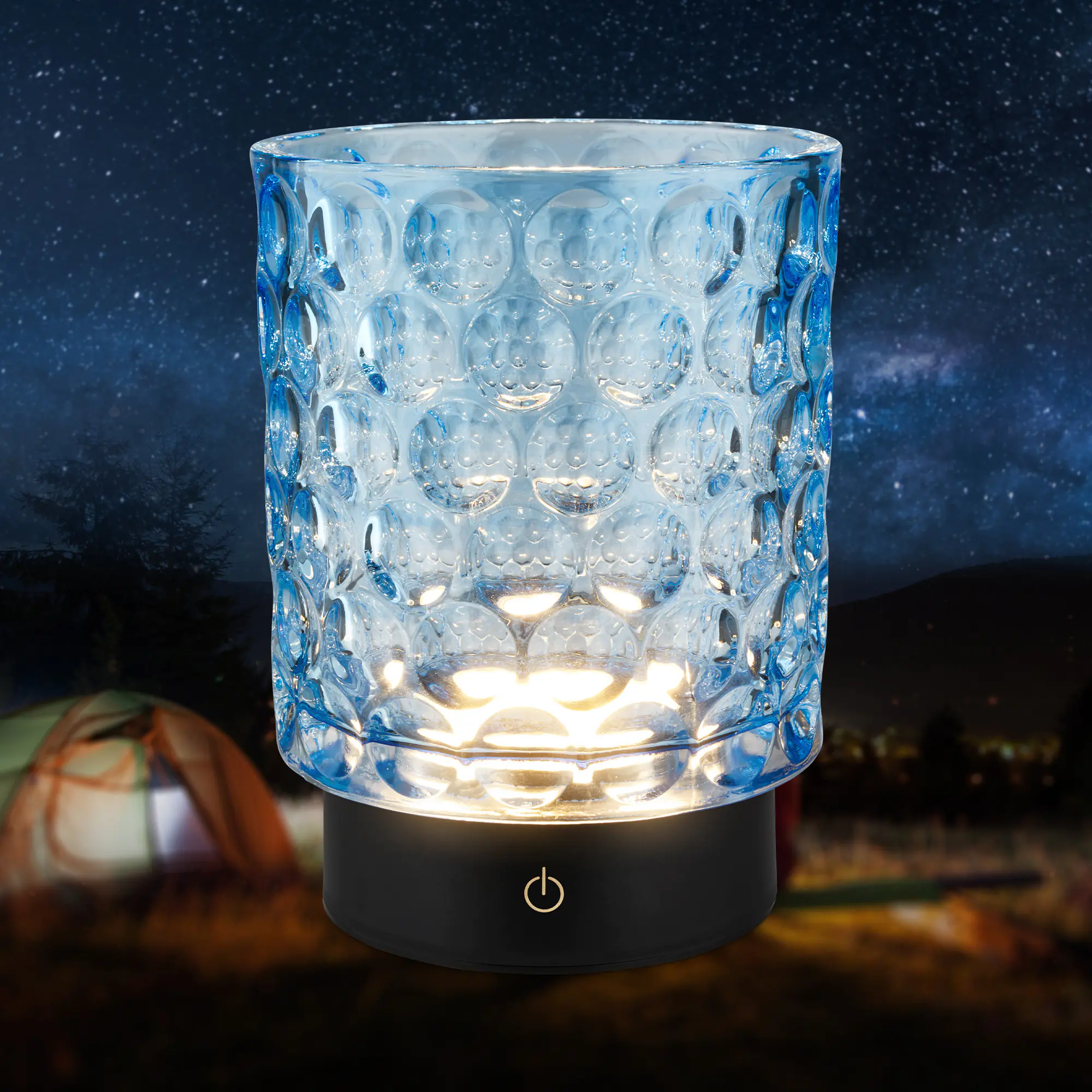 Briloner LED Akku-Tischleuchte Sunora blau 15 cm warmweiß dimmbar Briloner LED Akku-Tischleuchte Sunora blau 15 cm warmweiß dimmbar